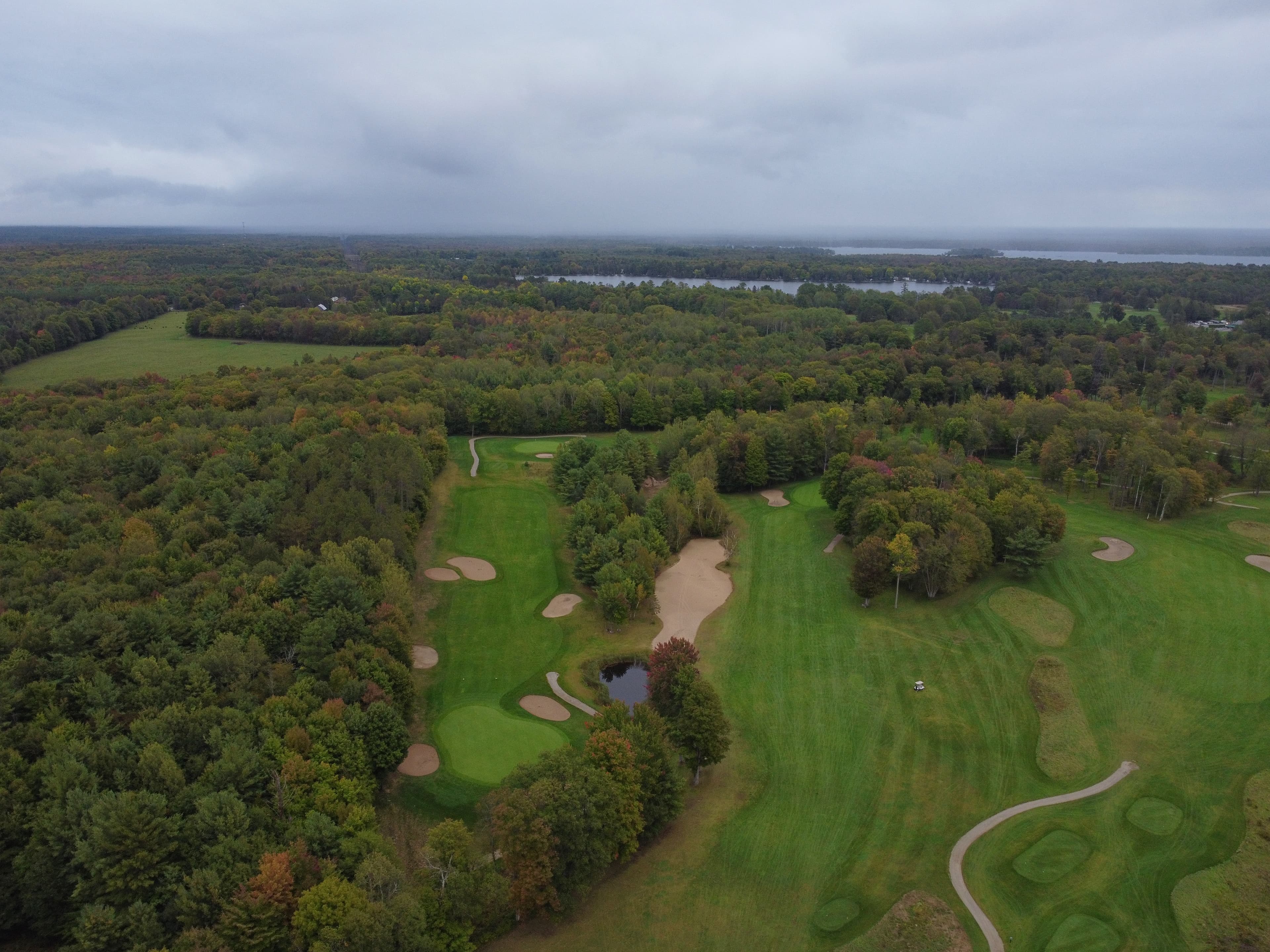 Drone image of Lake St. George