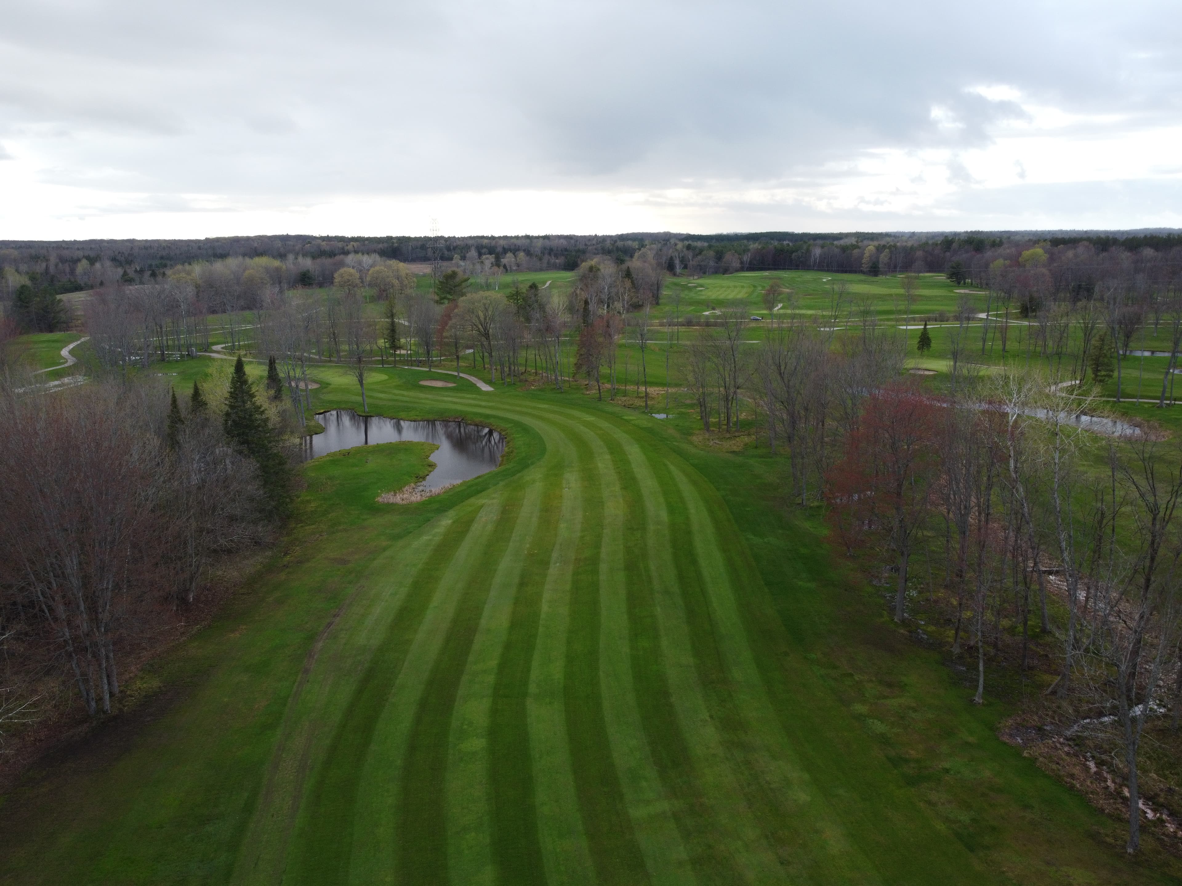 Drone image of Lake St. George