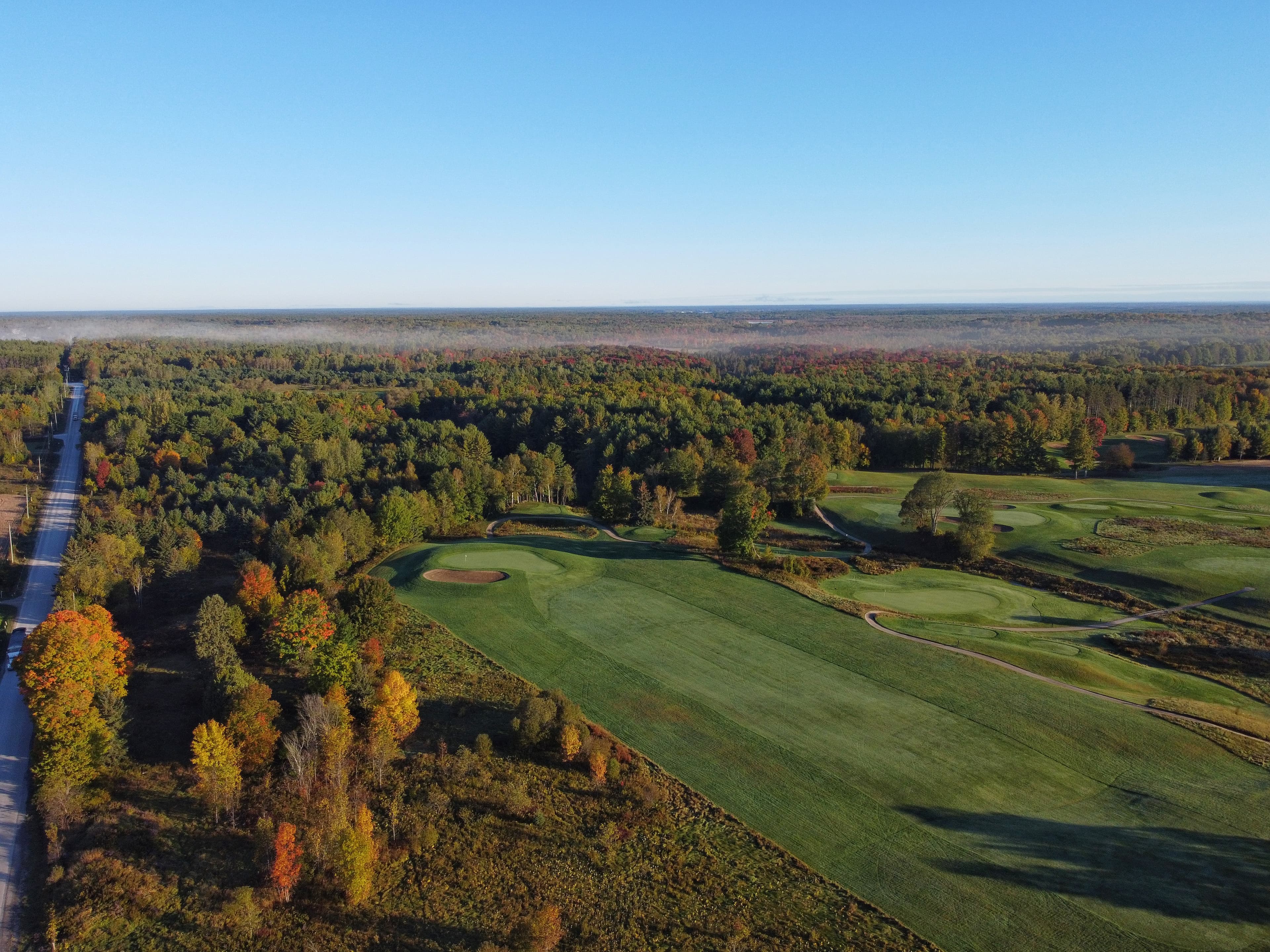 Drone image of Lake St. George