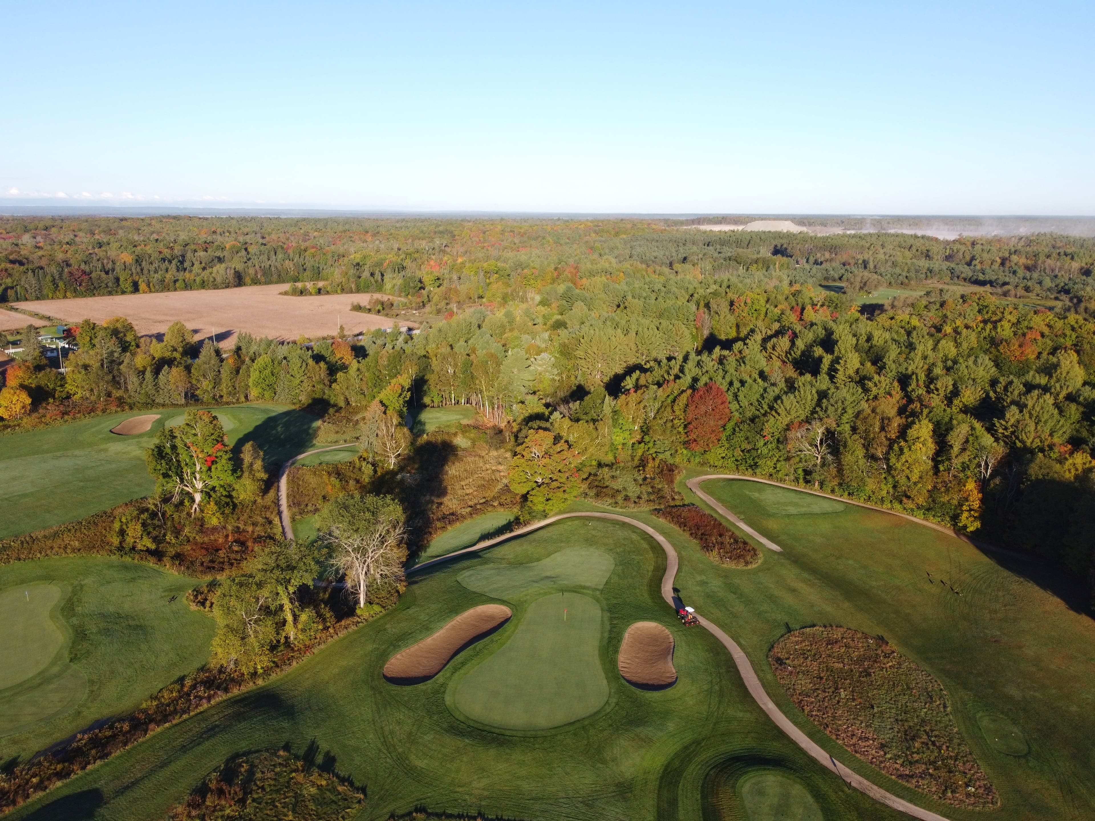Drone image of Lake St. George