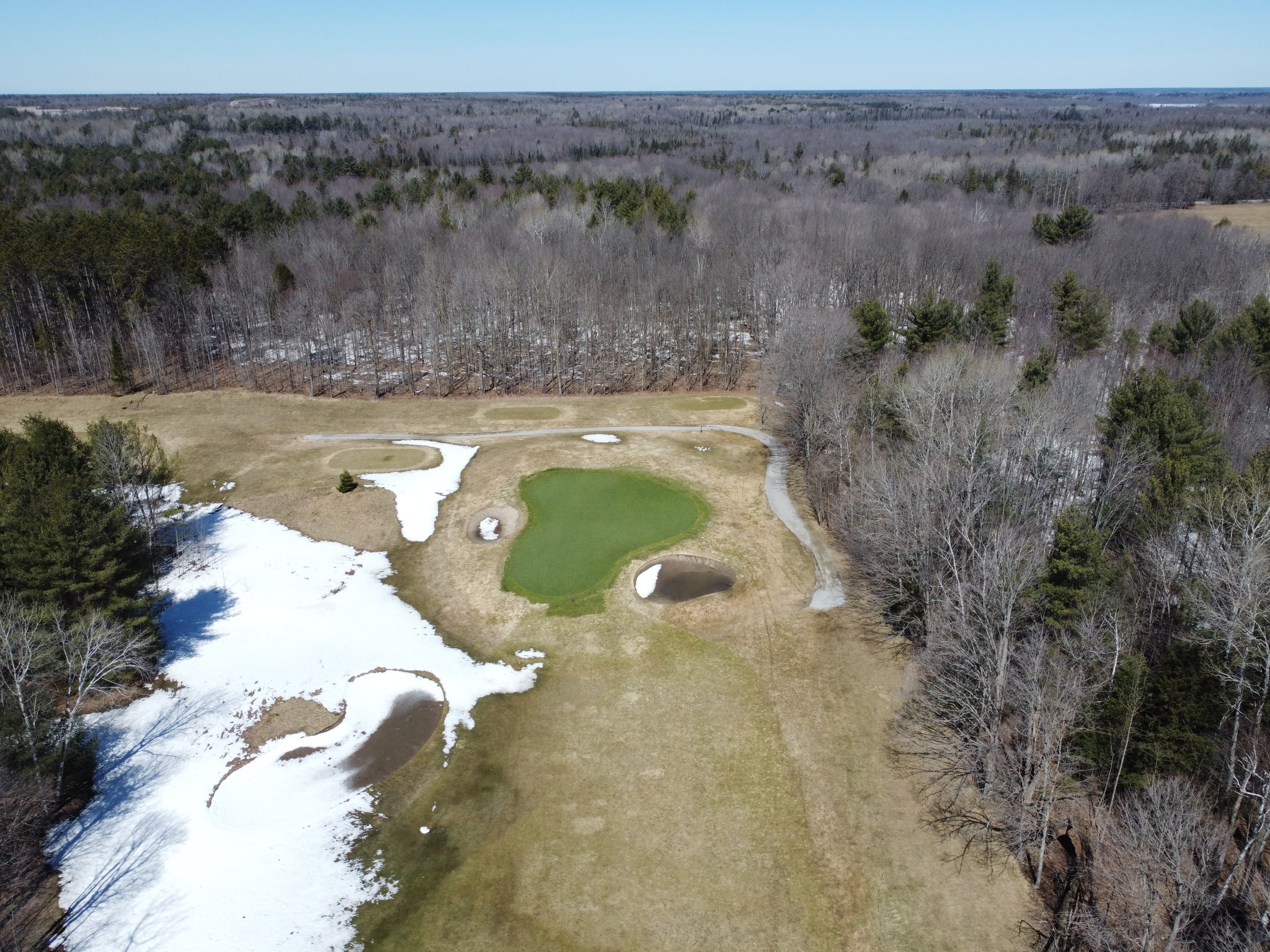 Drone image of Lake St. George