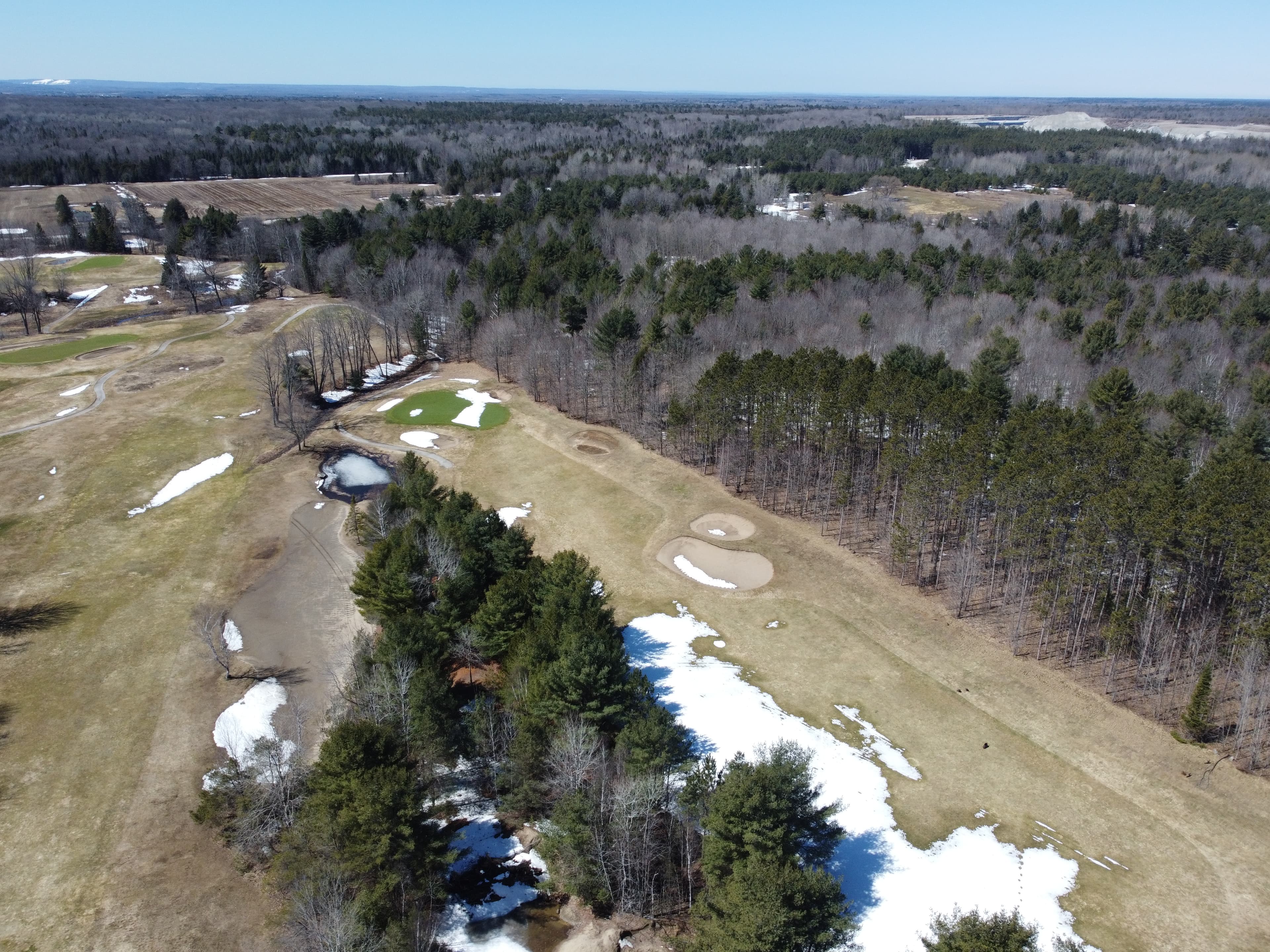 Drone image of Lake St. George