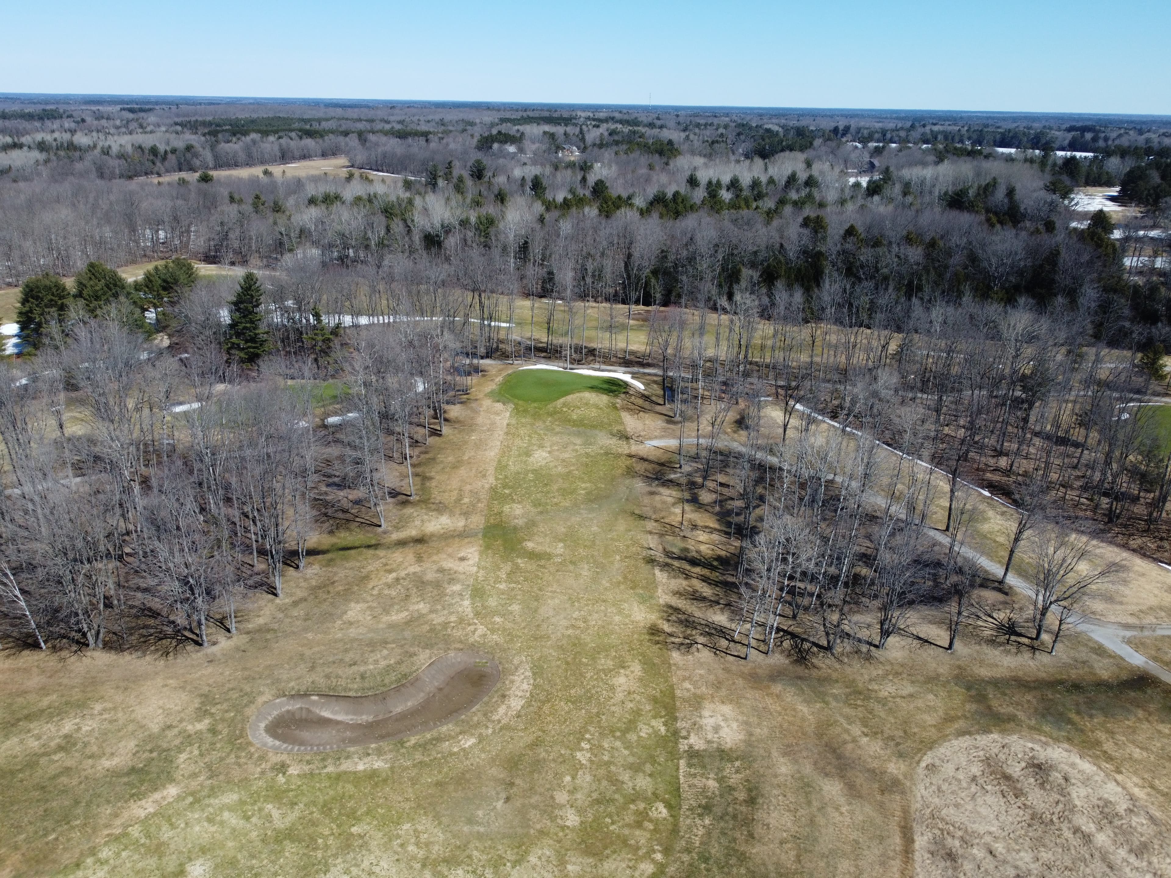 Drone image of Lake St. George