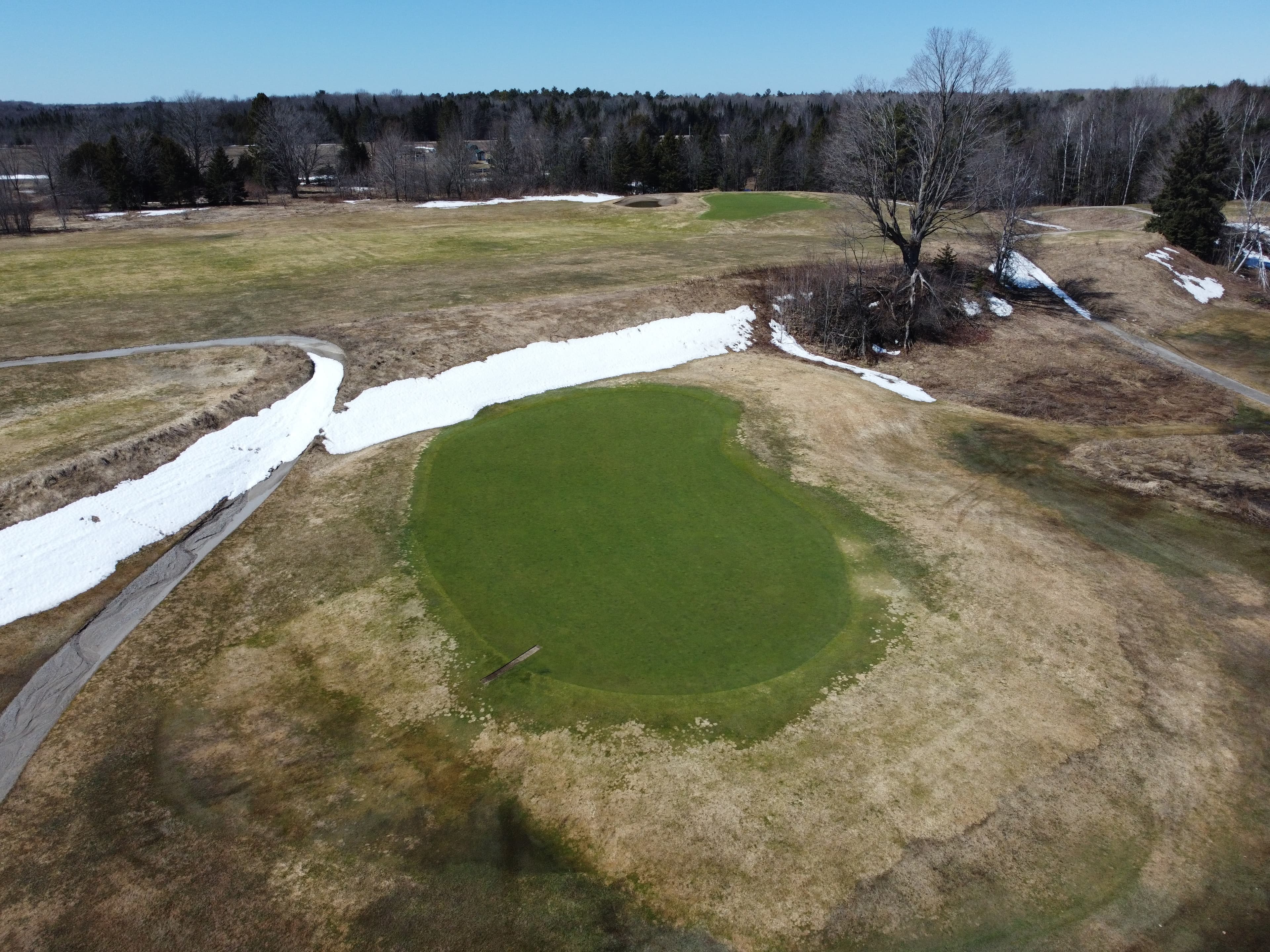 Drone image of Lake St. George