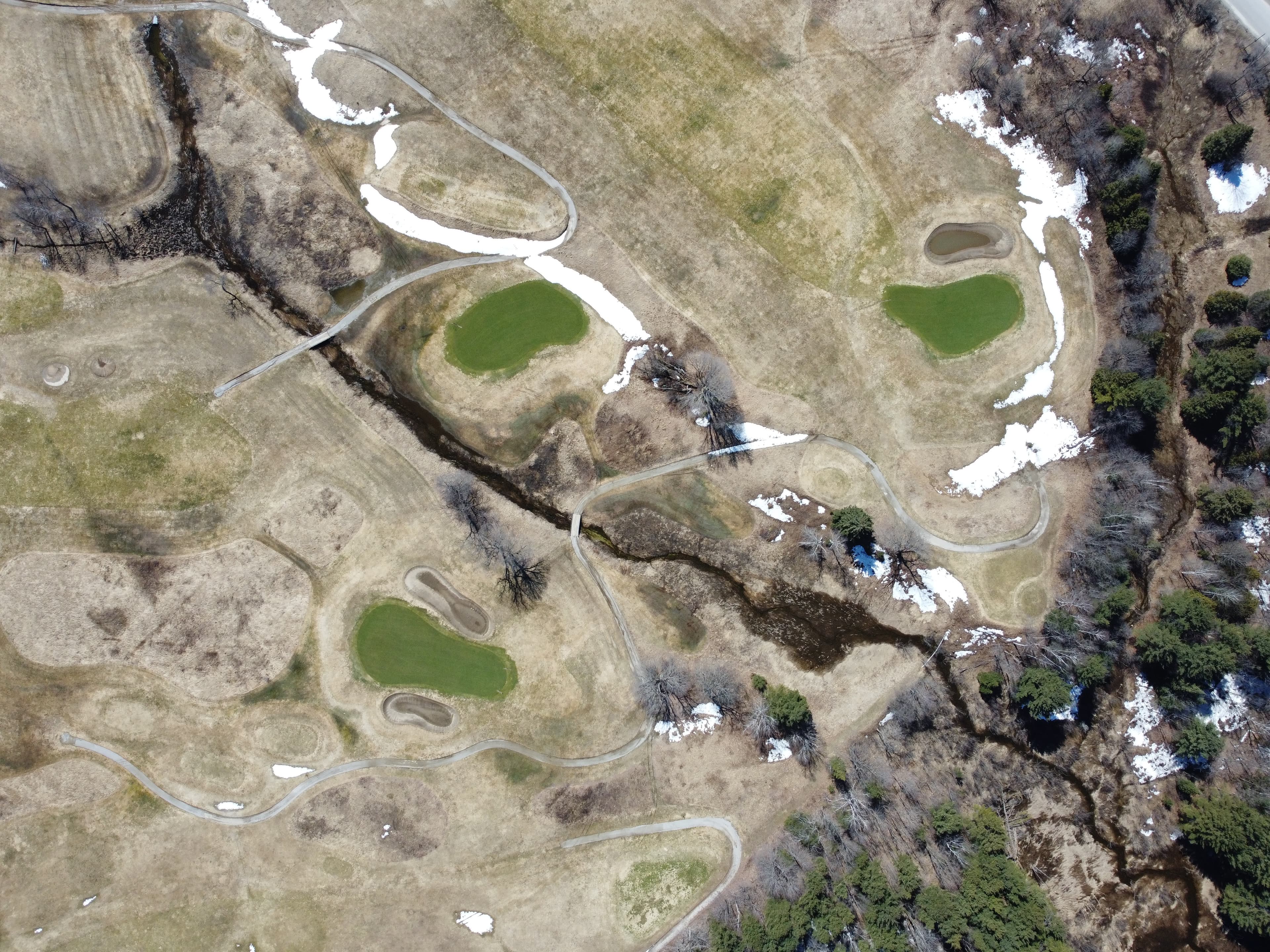 Drone image of Lake St. George