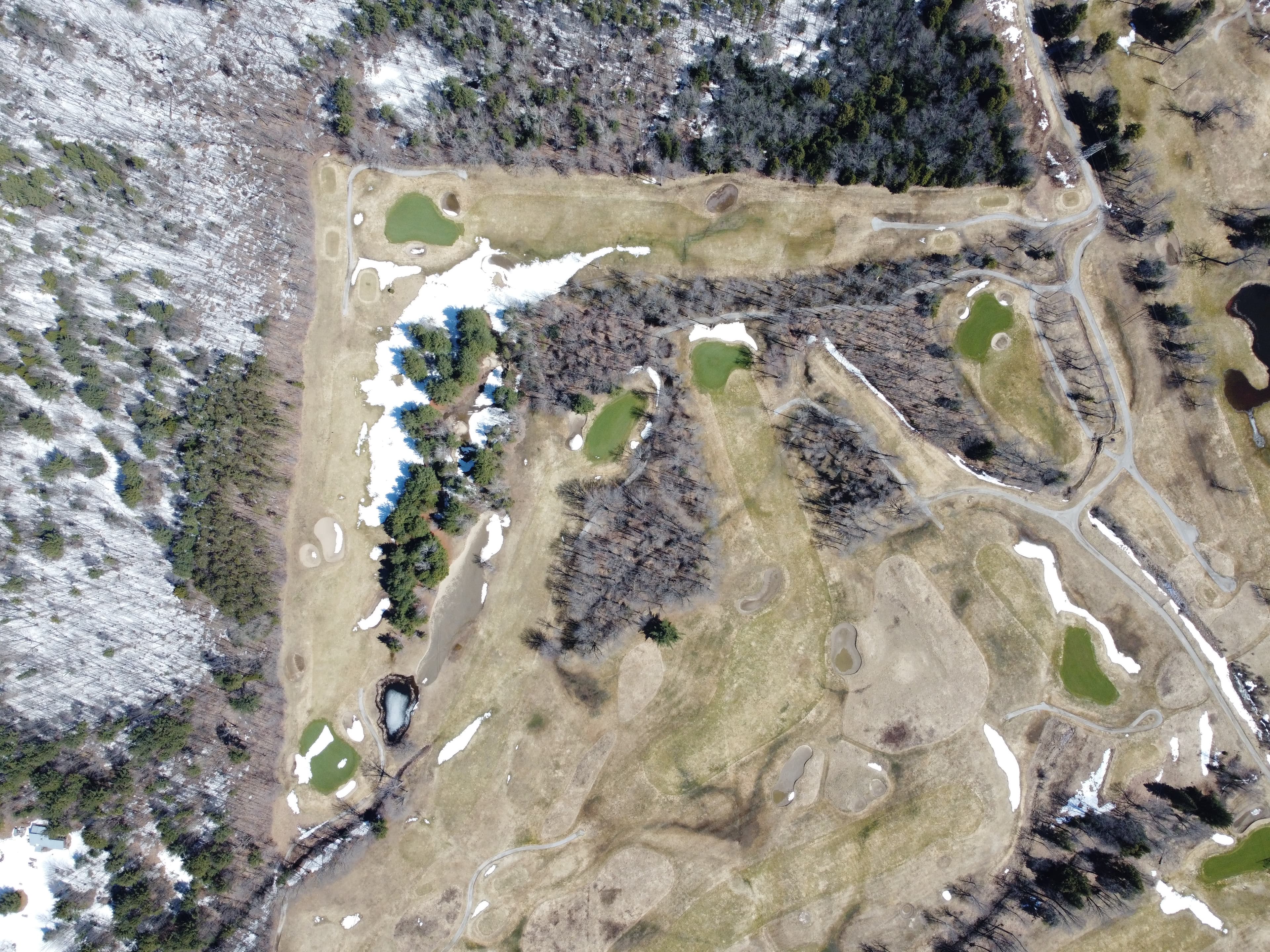 Drone image of Lake St. George