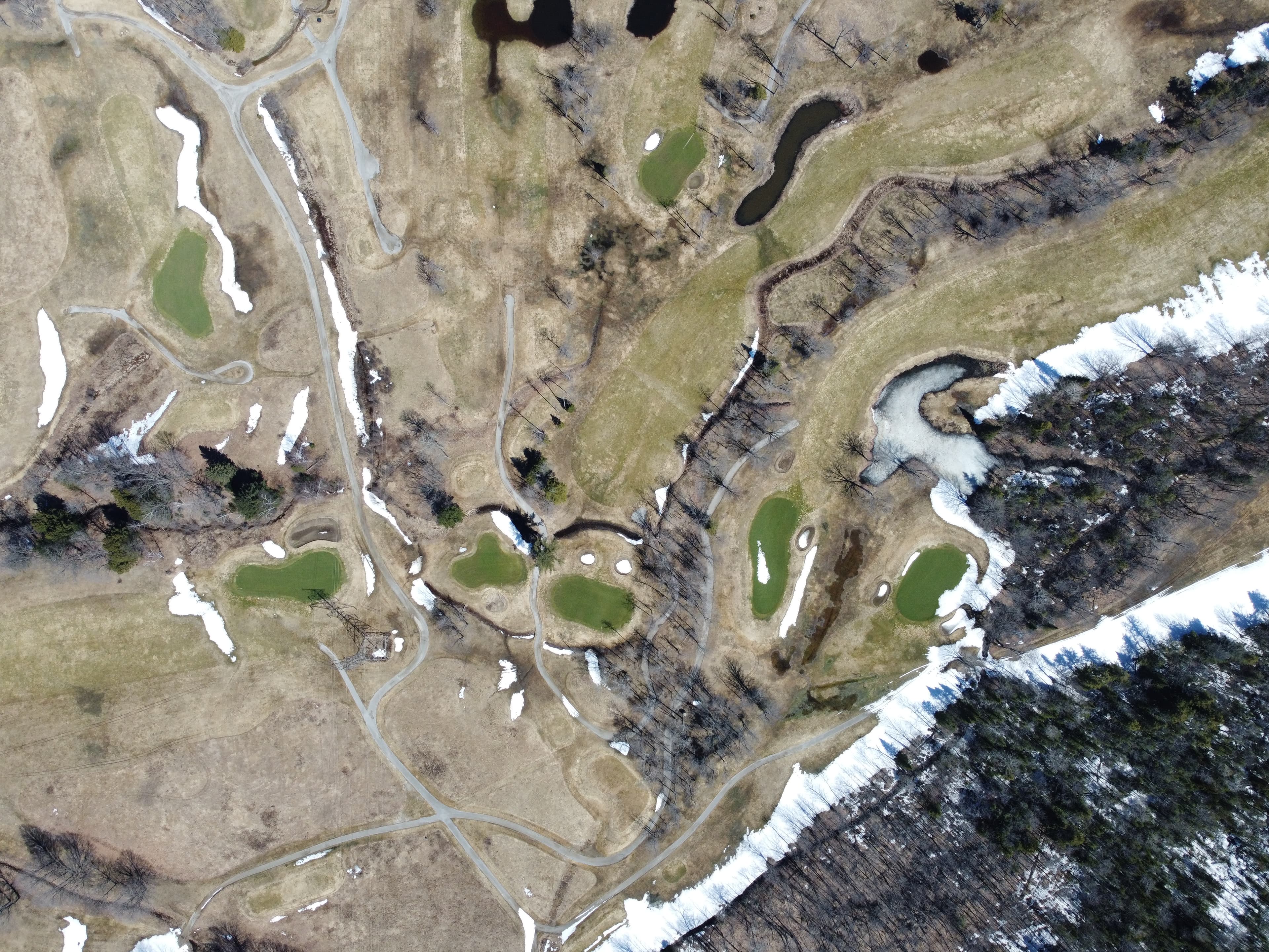 Drone image of Lake St. George
