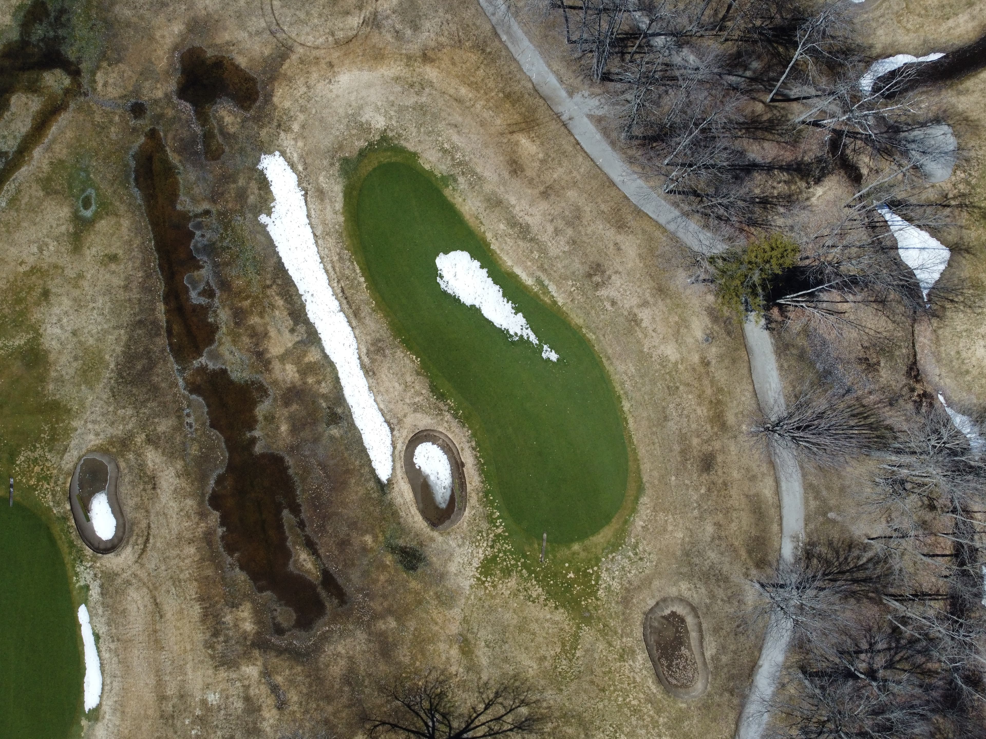 Drone image of Lake St. George