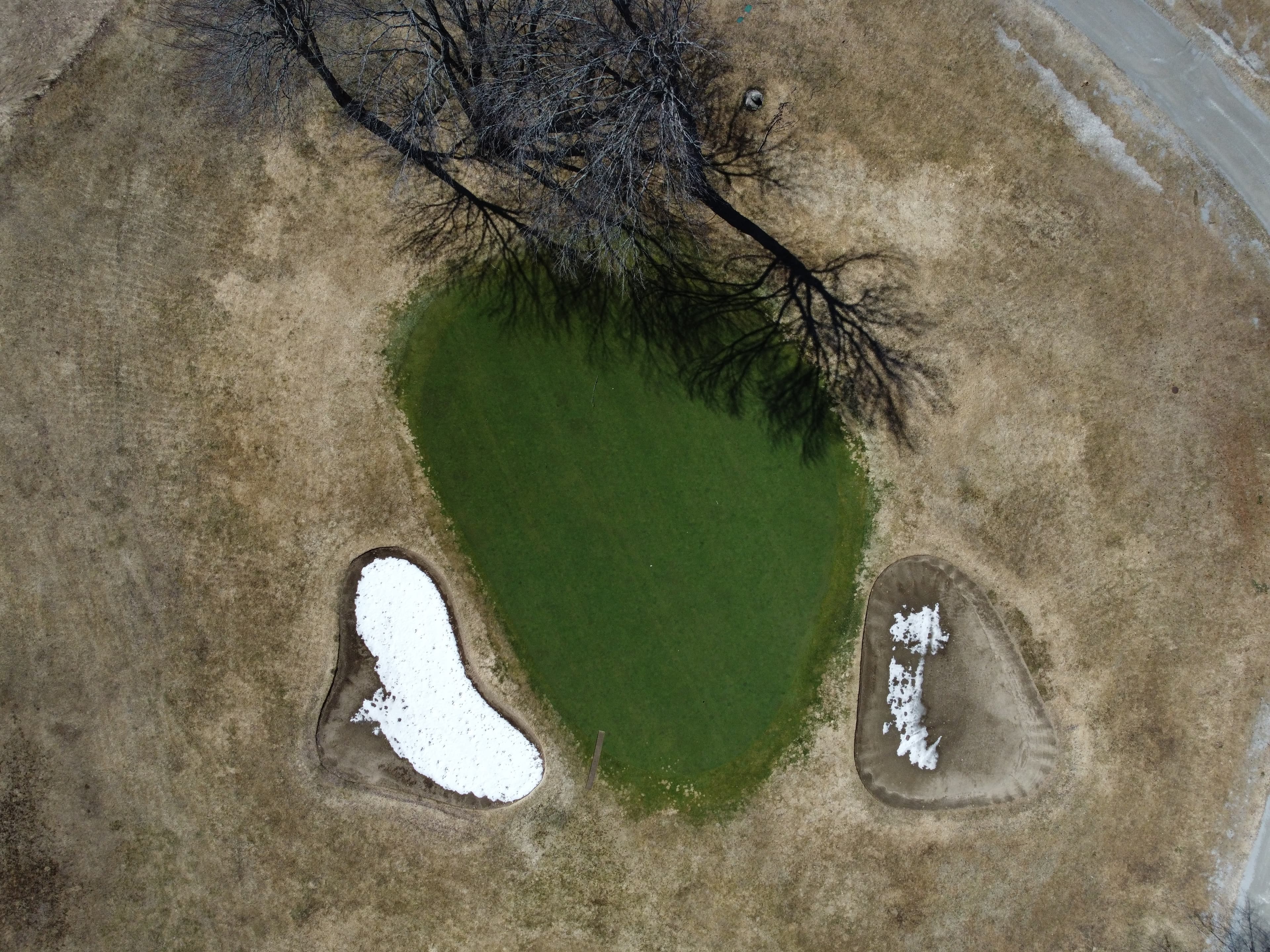 Drone image of Lake St. George