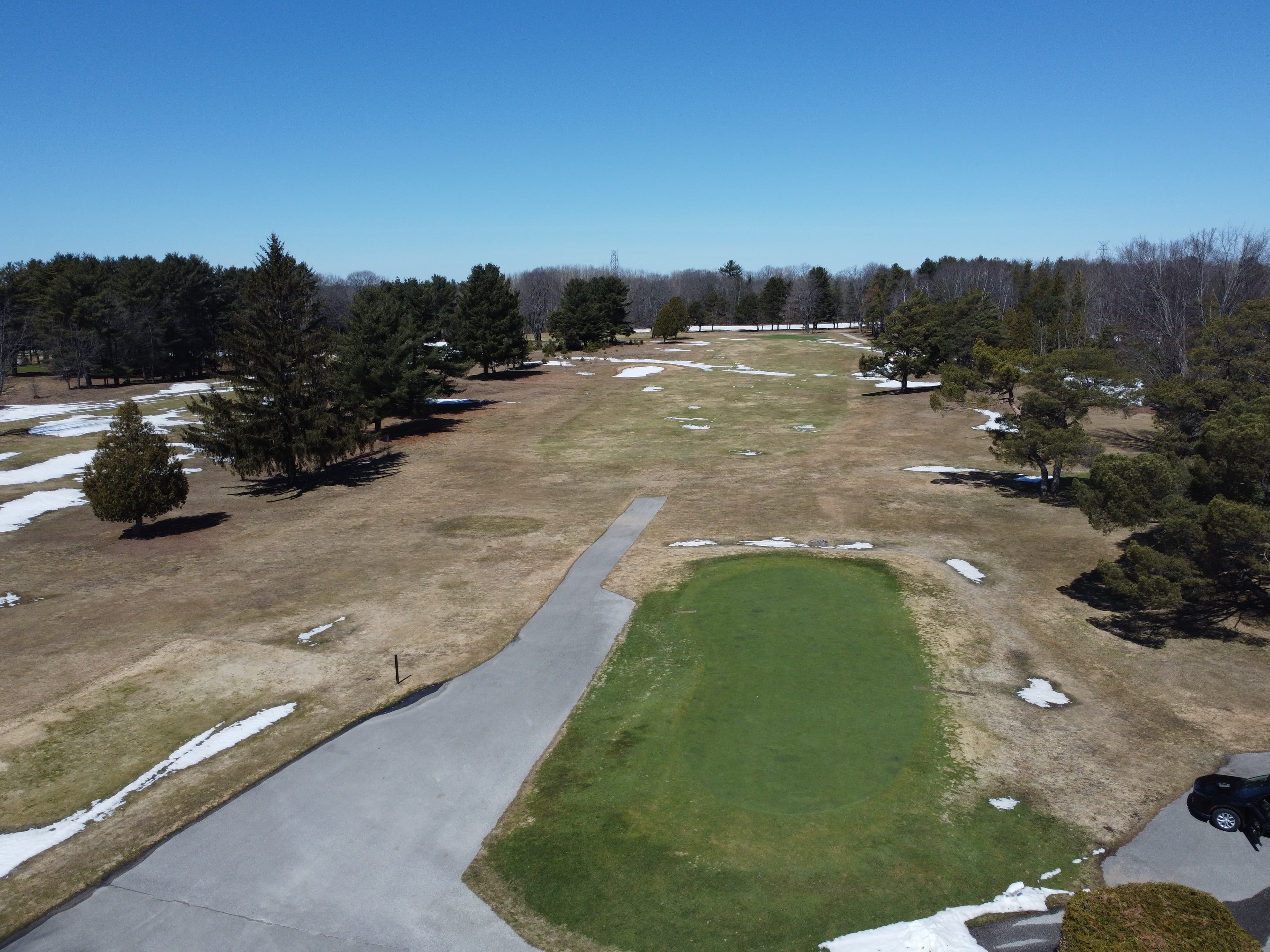 Drone image of Lake St. George