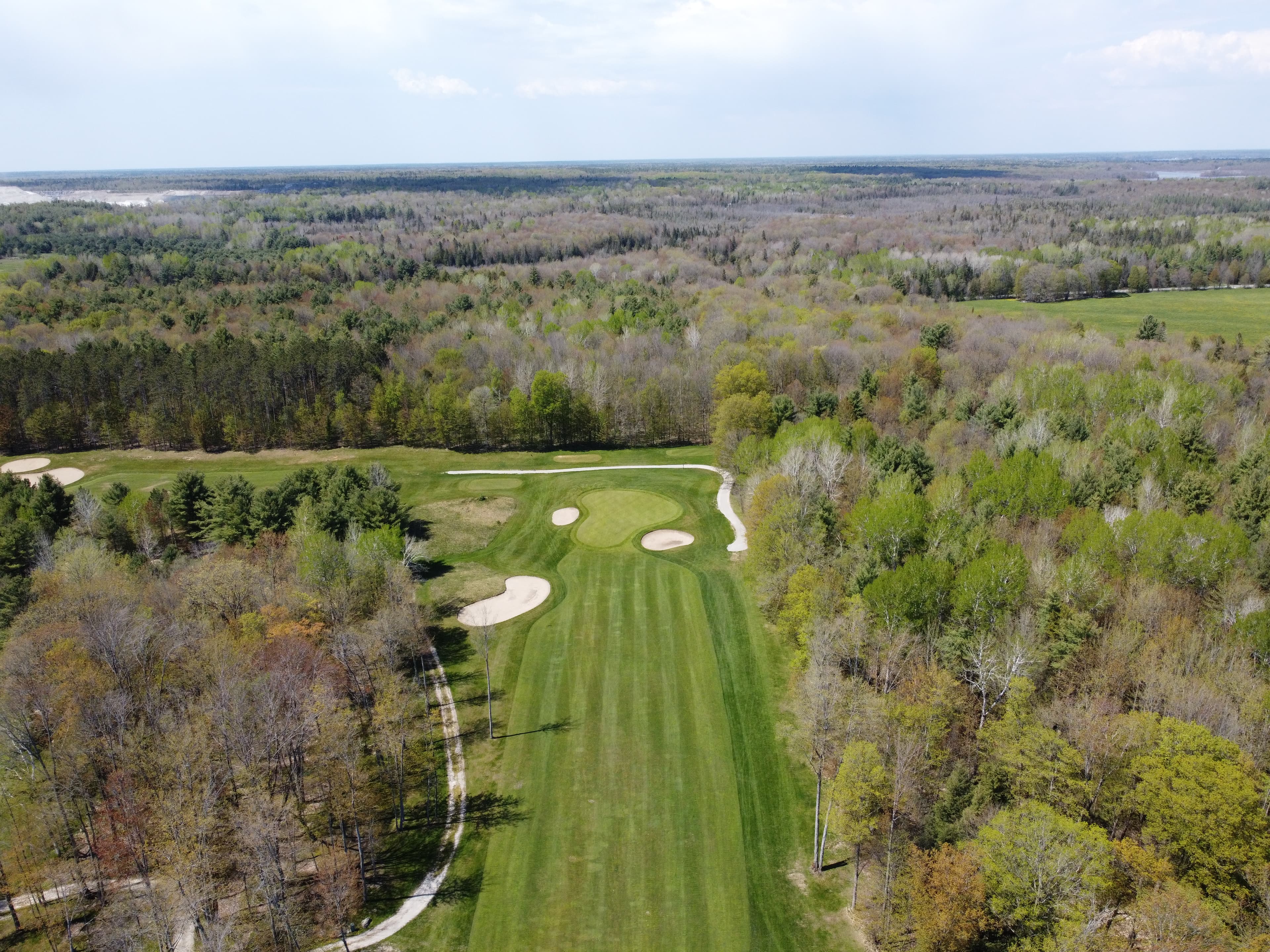 Drone image of Lake St. George