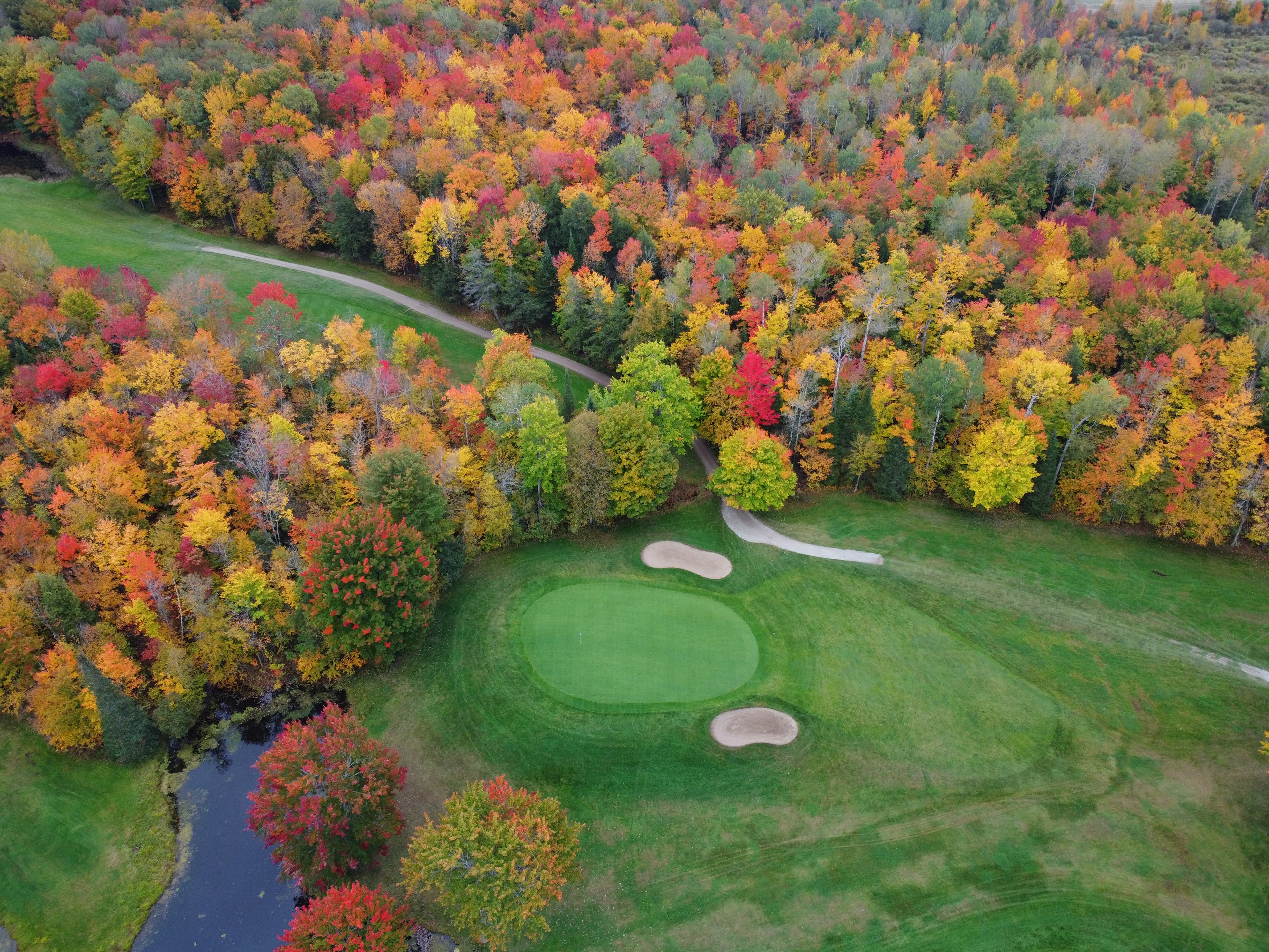 Drone image of Lake St. George