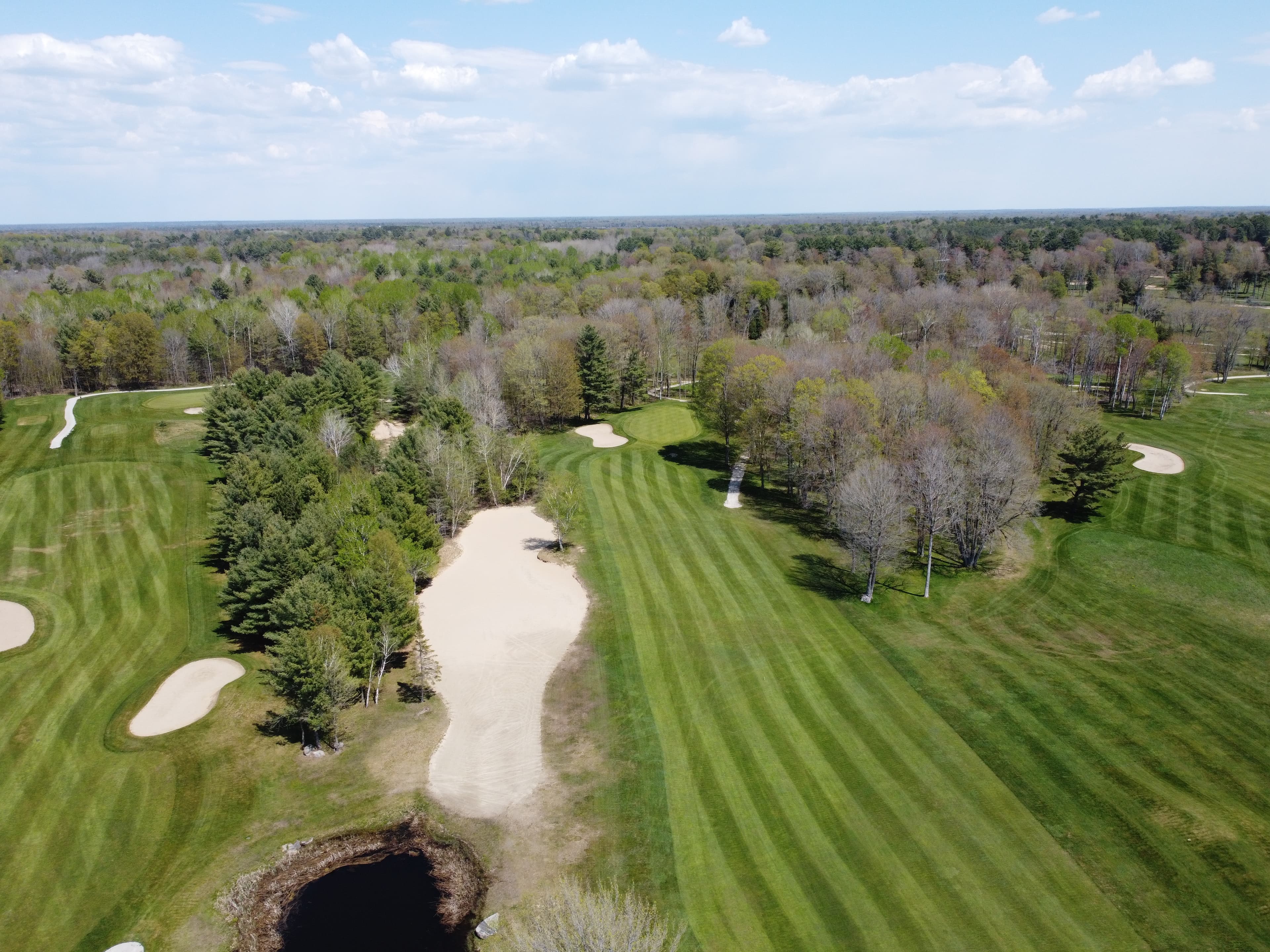 Drone image of Lake St. George