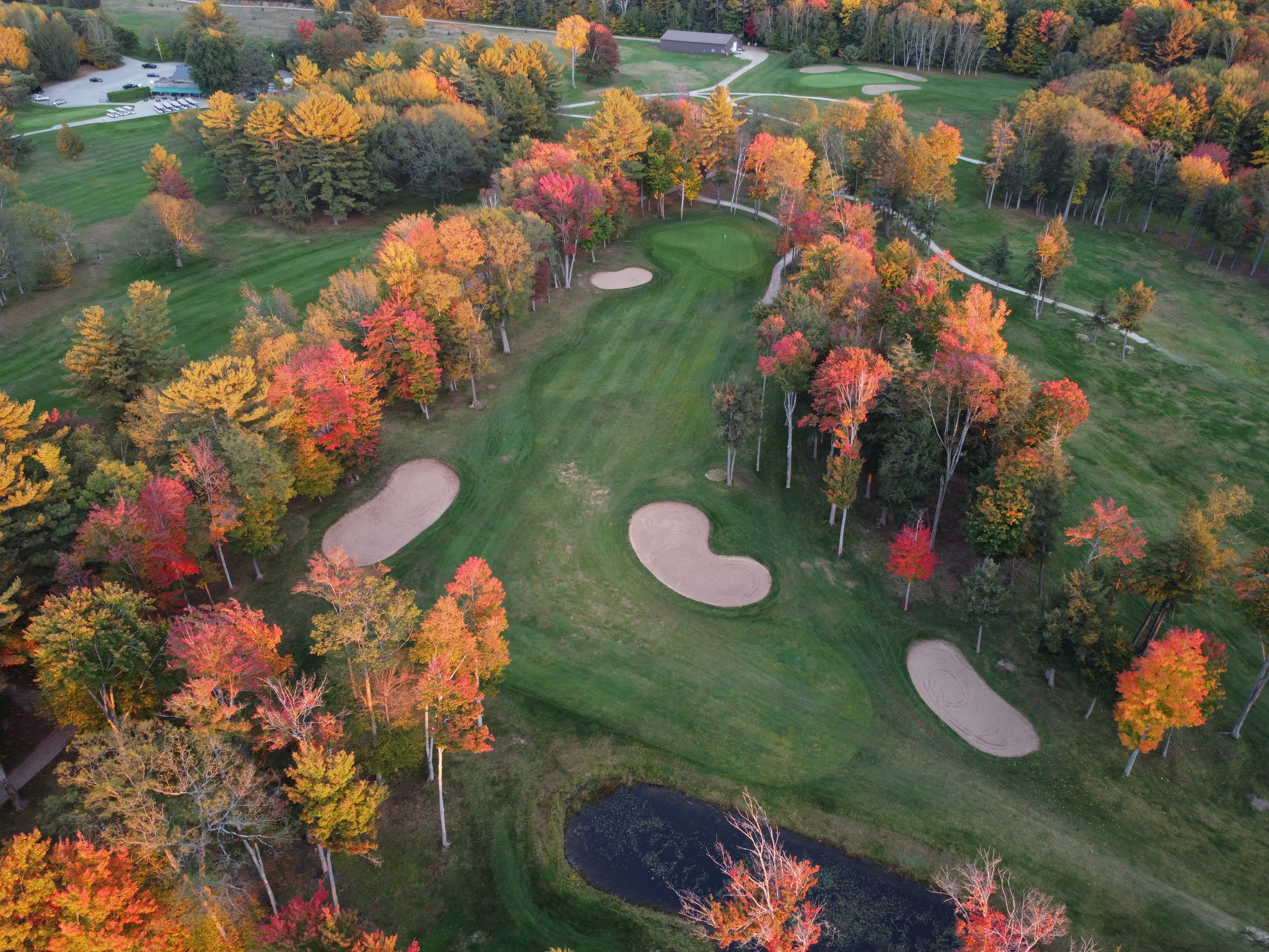 Drone image of Lake St. George