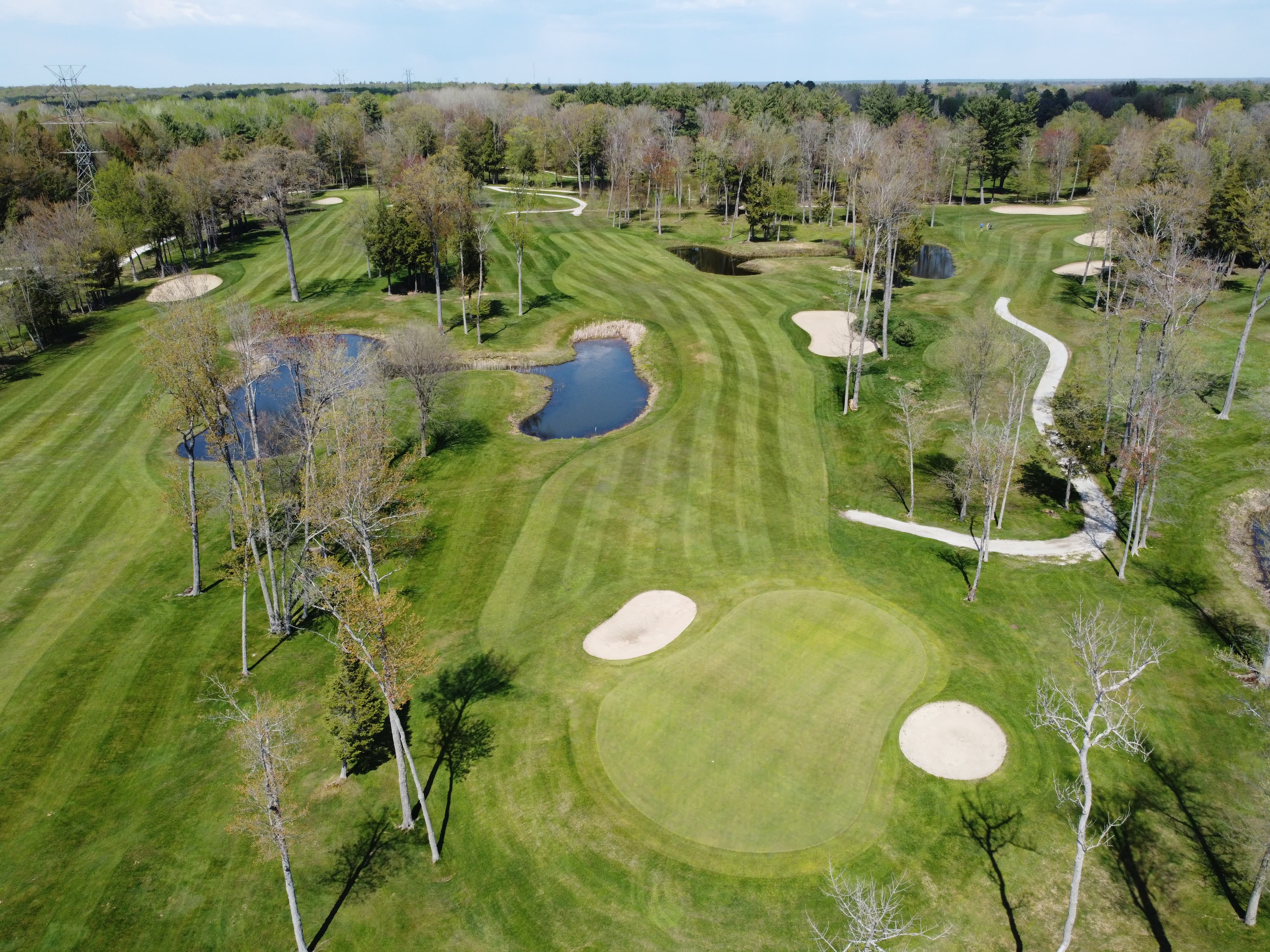 Drone image of Lake St. George