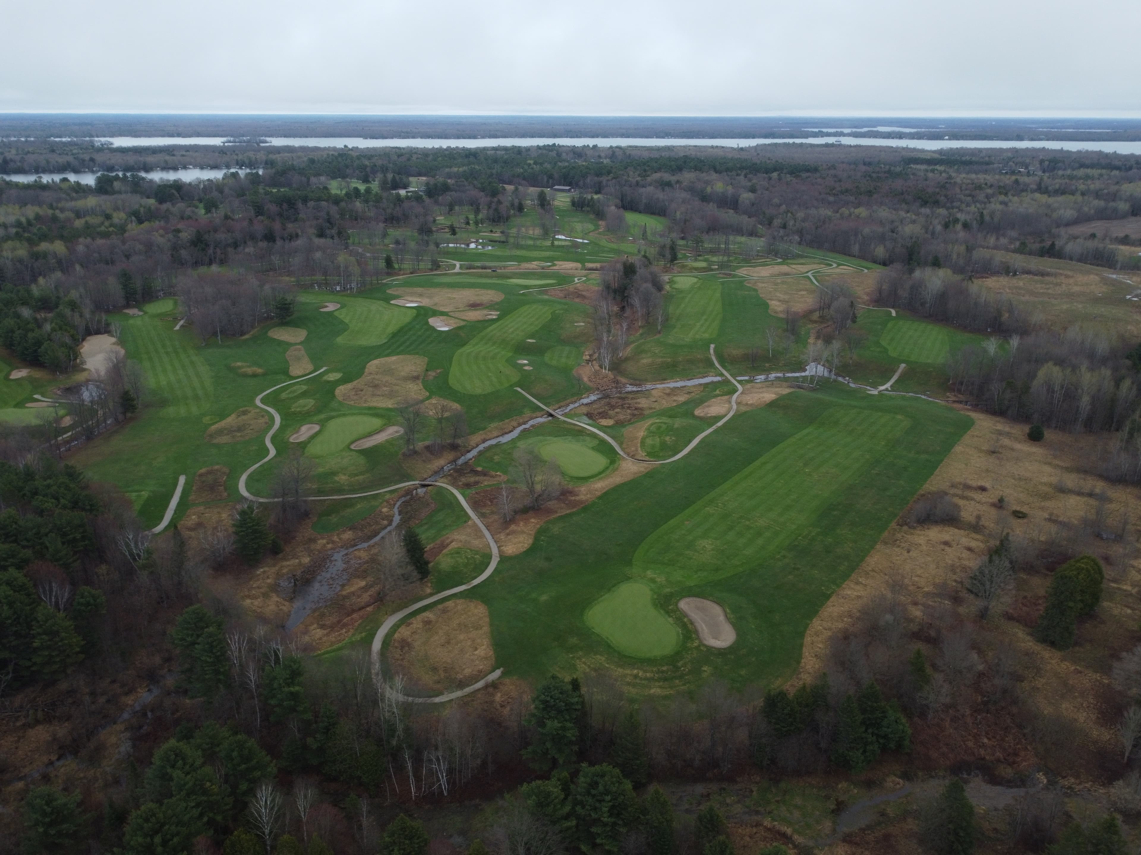 Drone image of Lake St. George