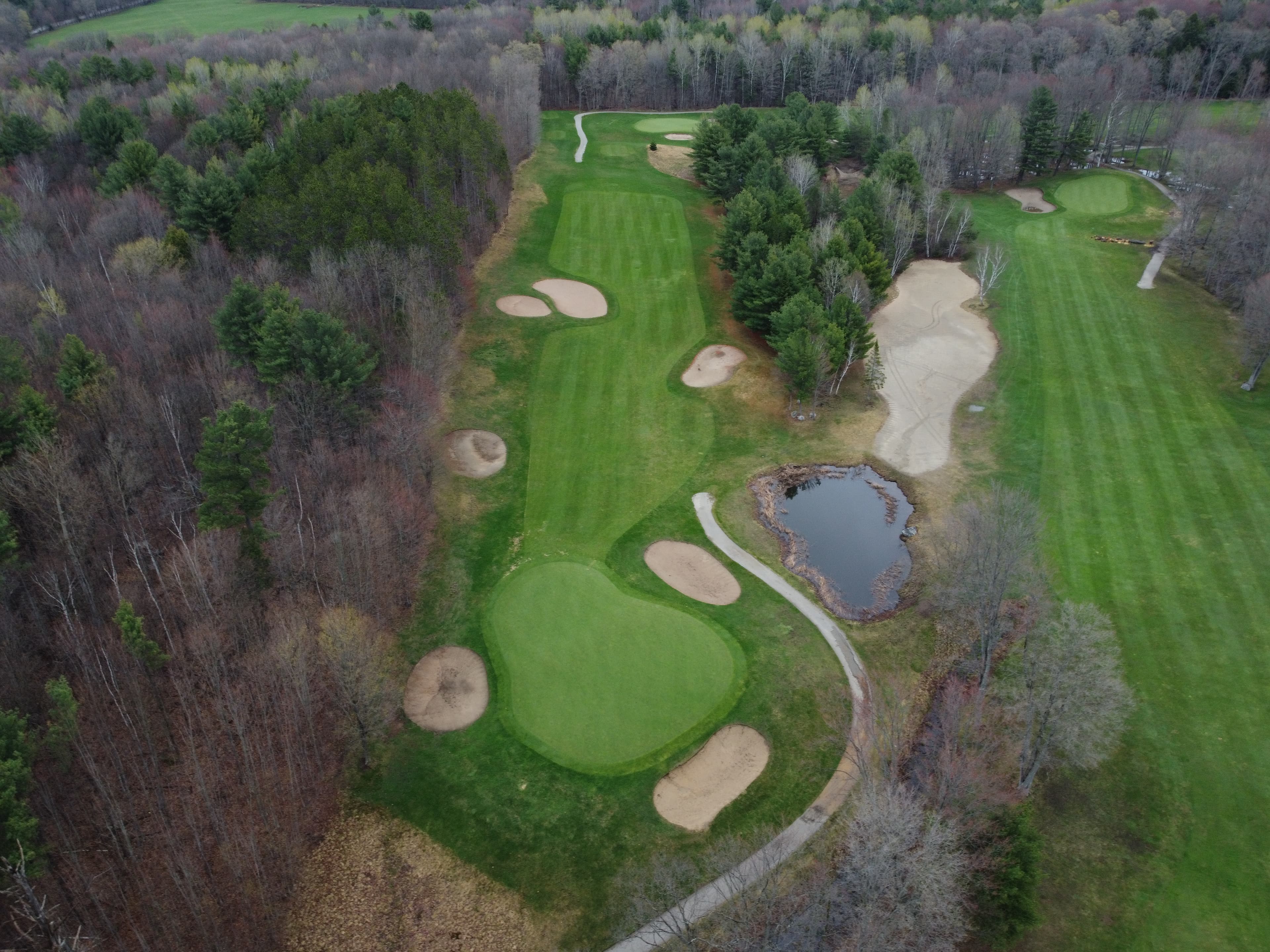 Drone image of Lake St. George