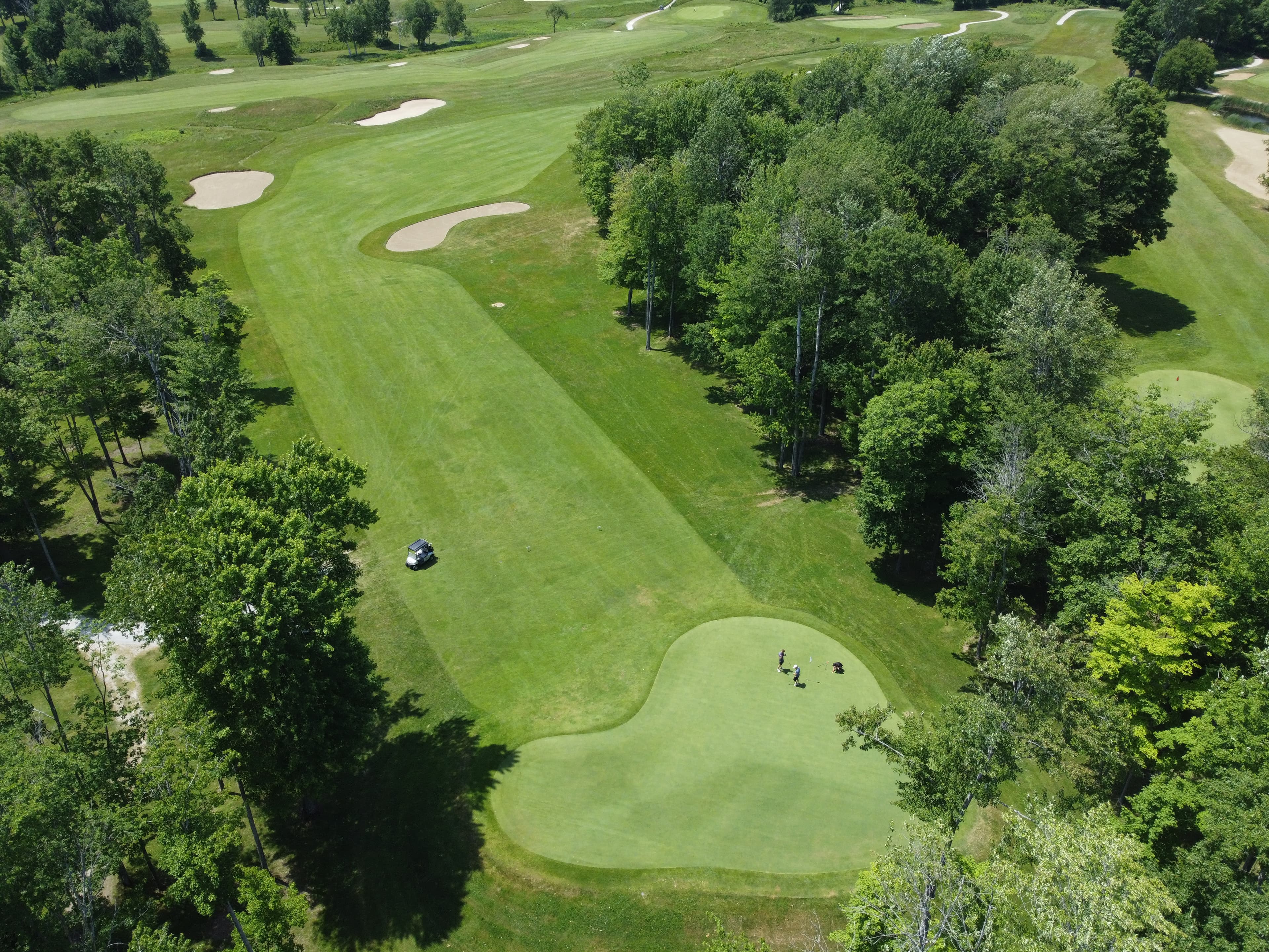 Drone image of Lake St. George