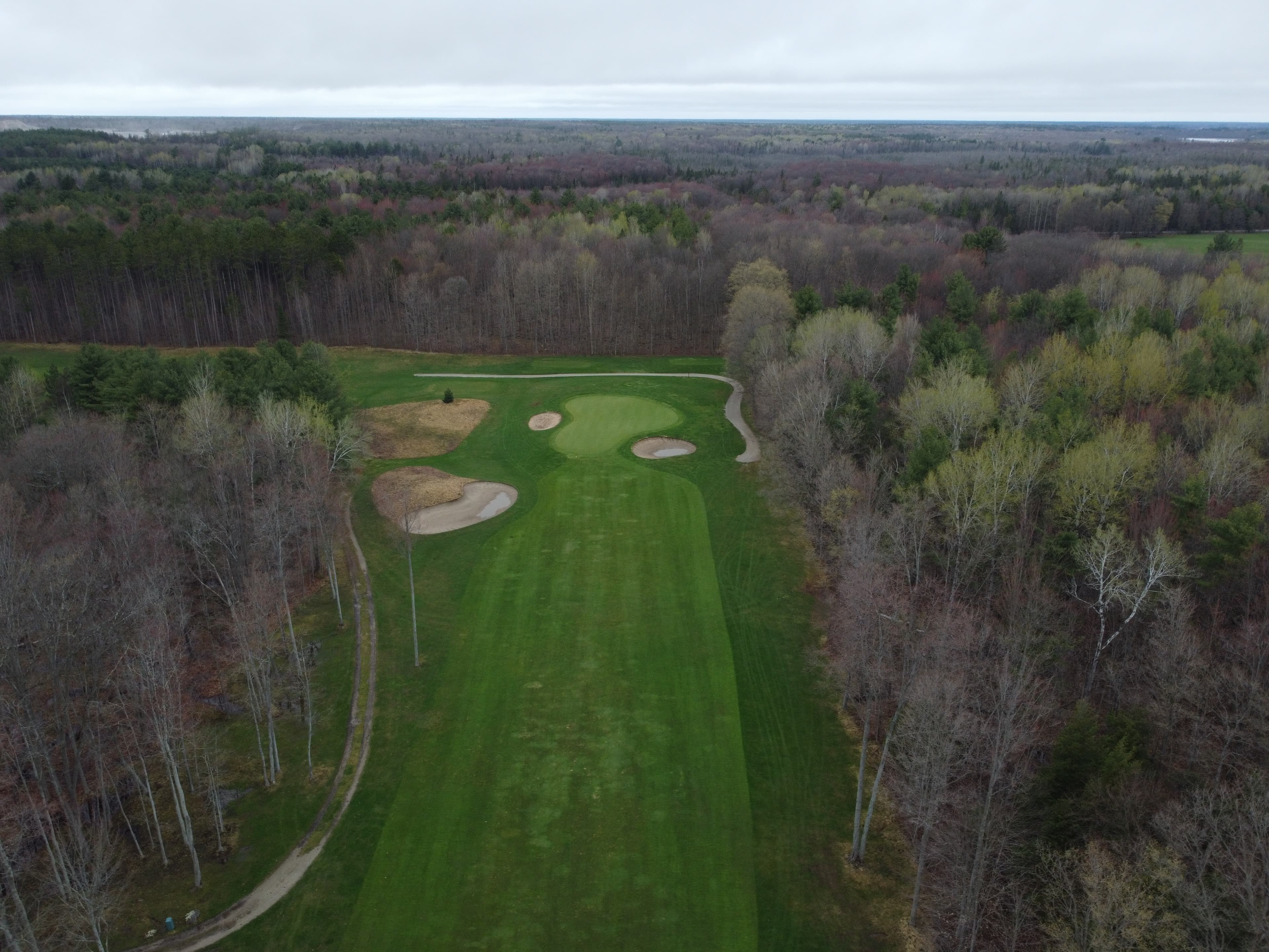 Drone image of Lake St. George