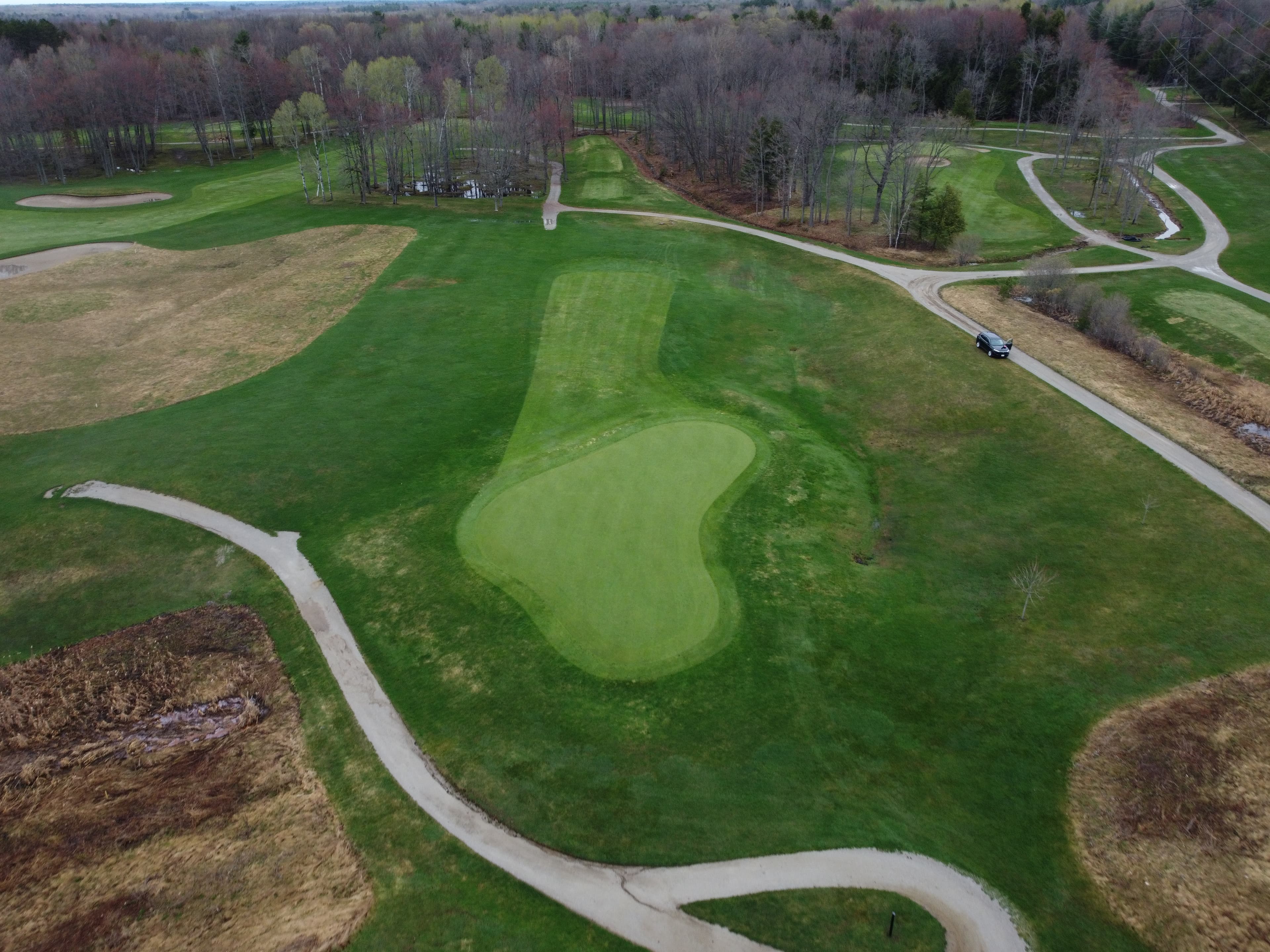 Drone image of Lake St. George