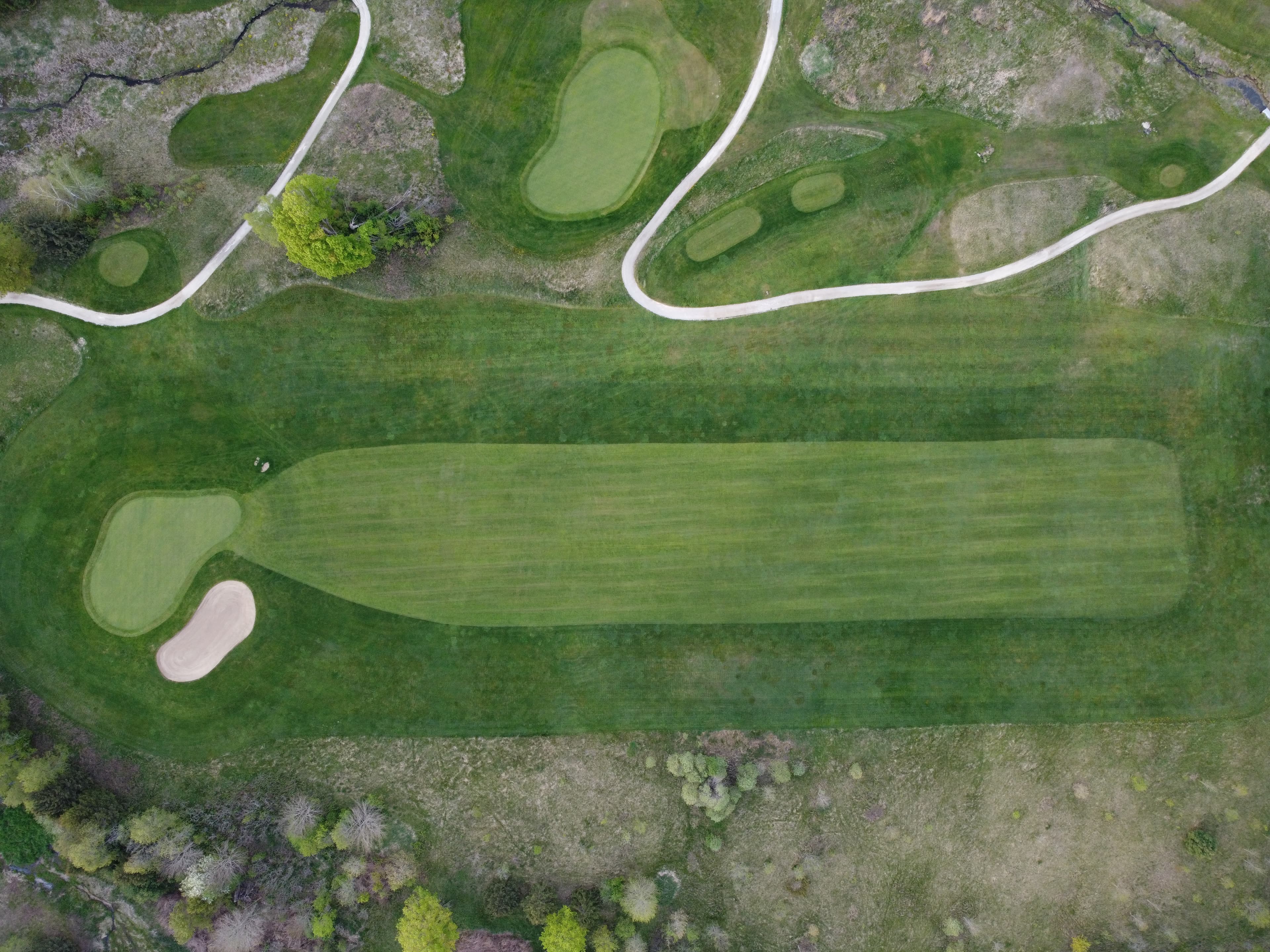 Drone image of Lake St. George