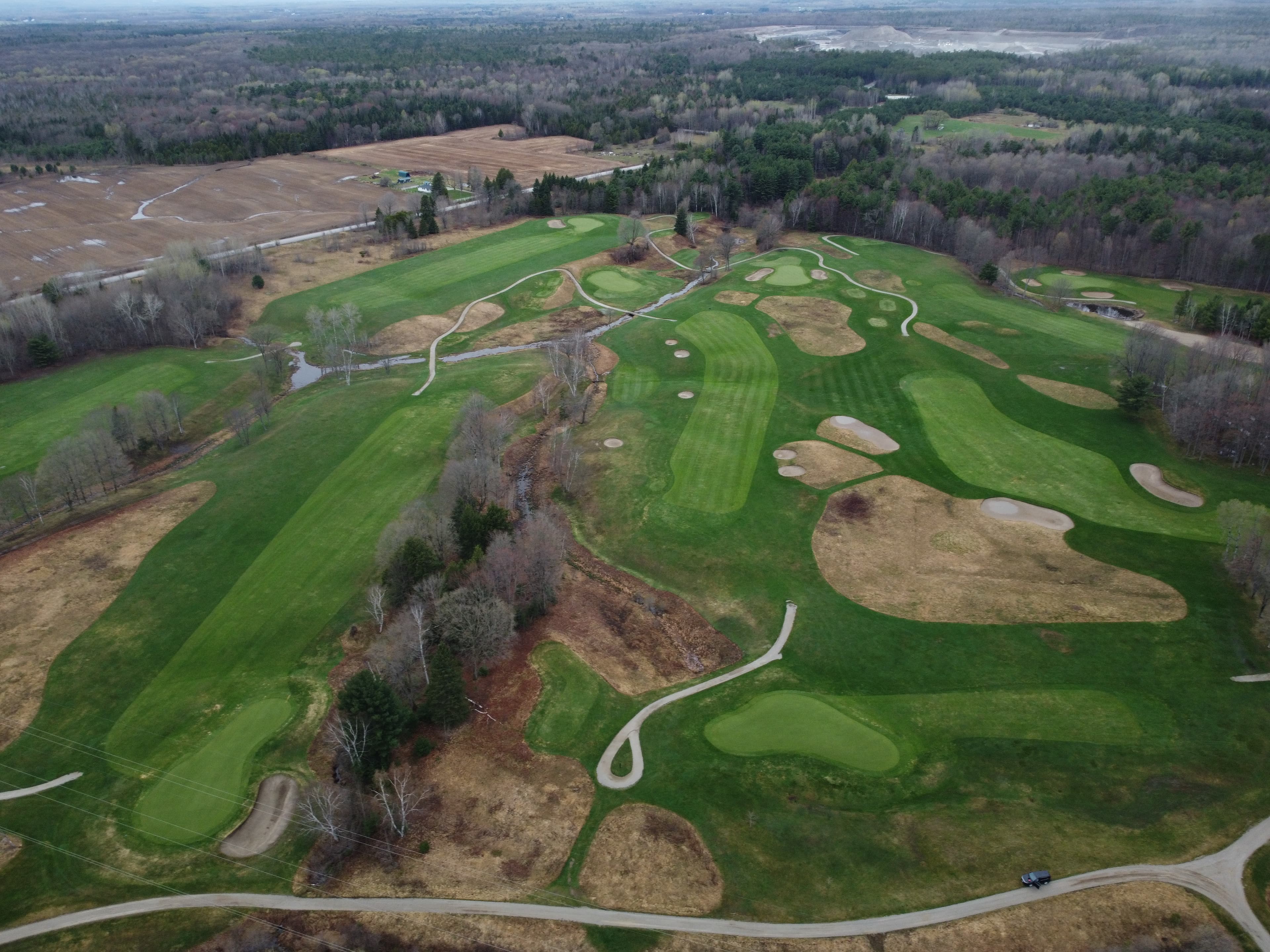 Drone image of Lake St. George