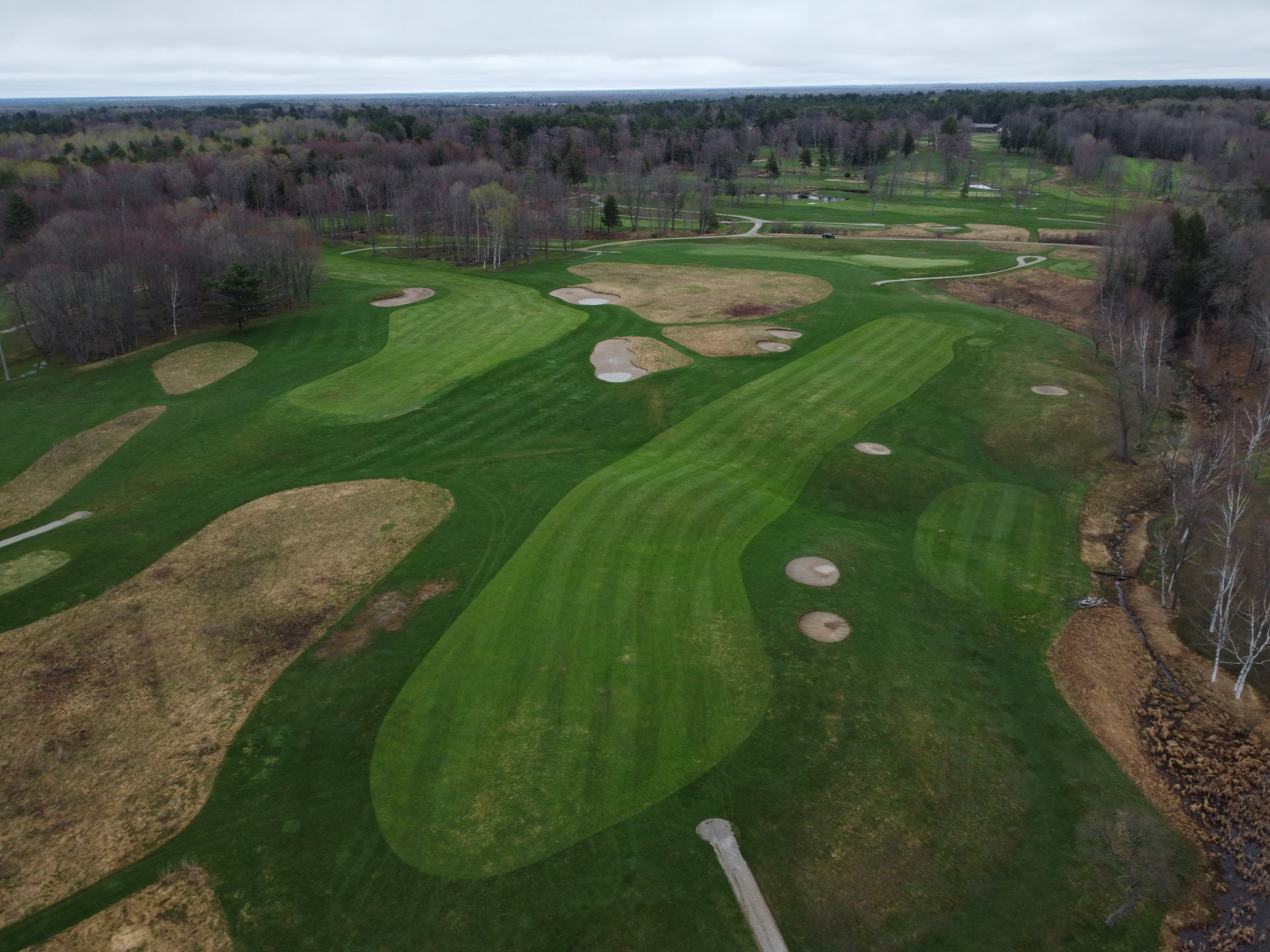 Drone image of Lake St. George