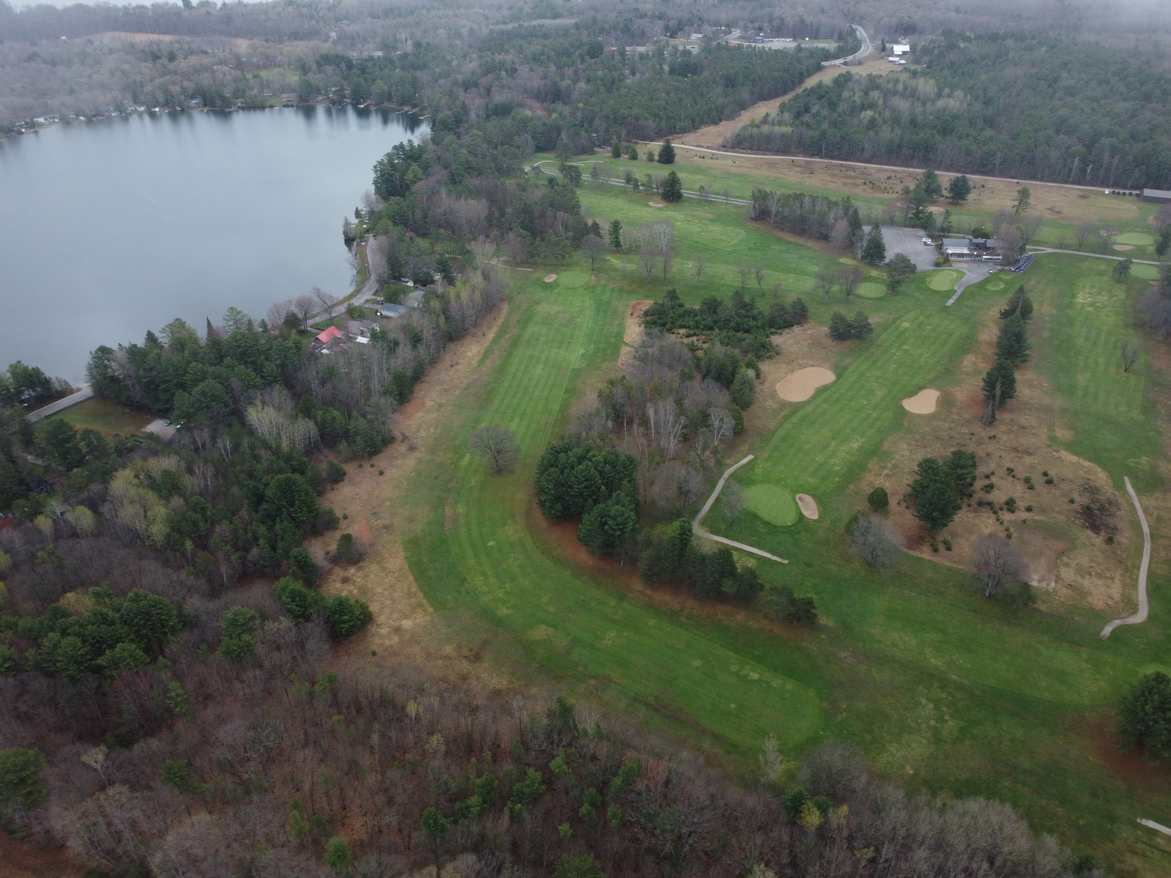 Drone image of Lake St. George