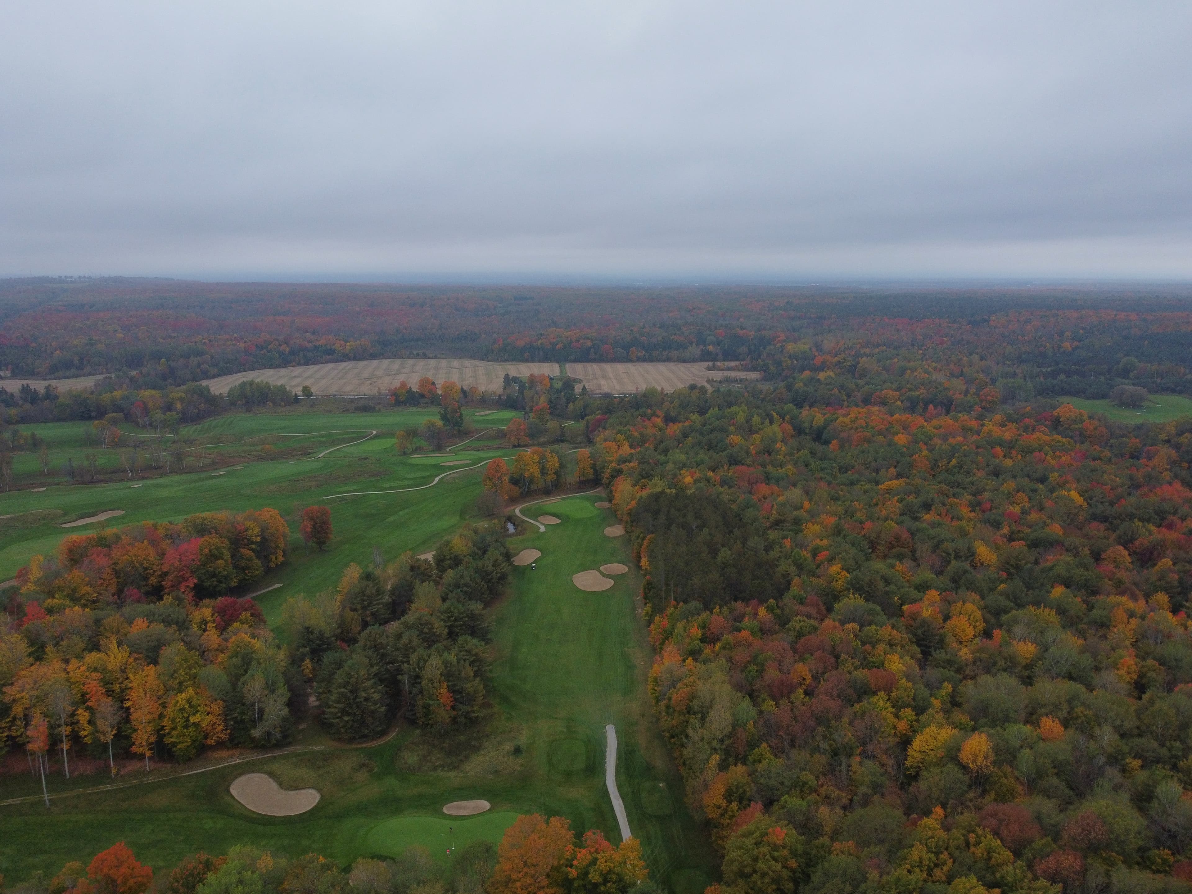 Drone image of Lake St. George