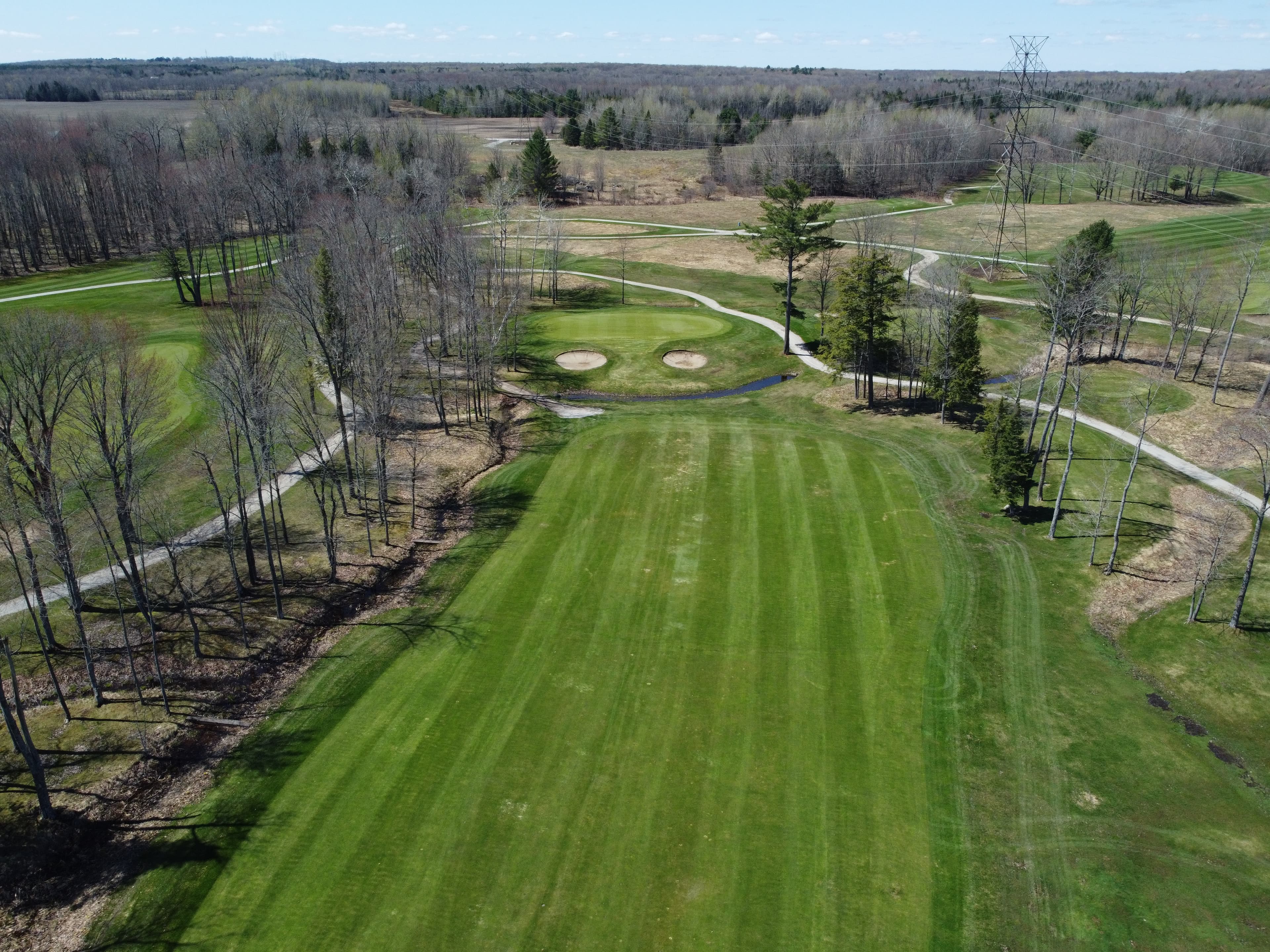 Drone image of Lake St. George