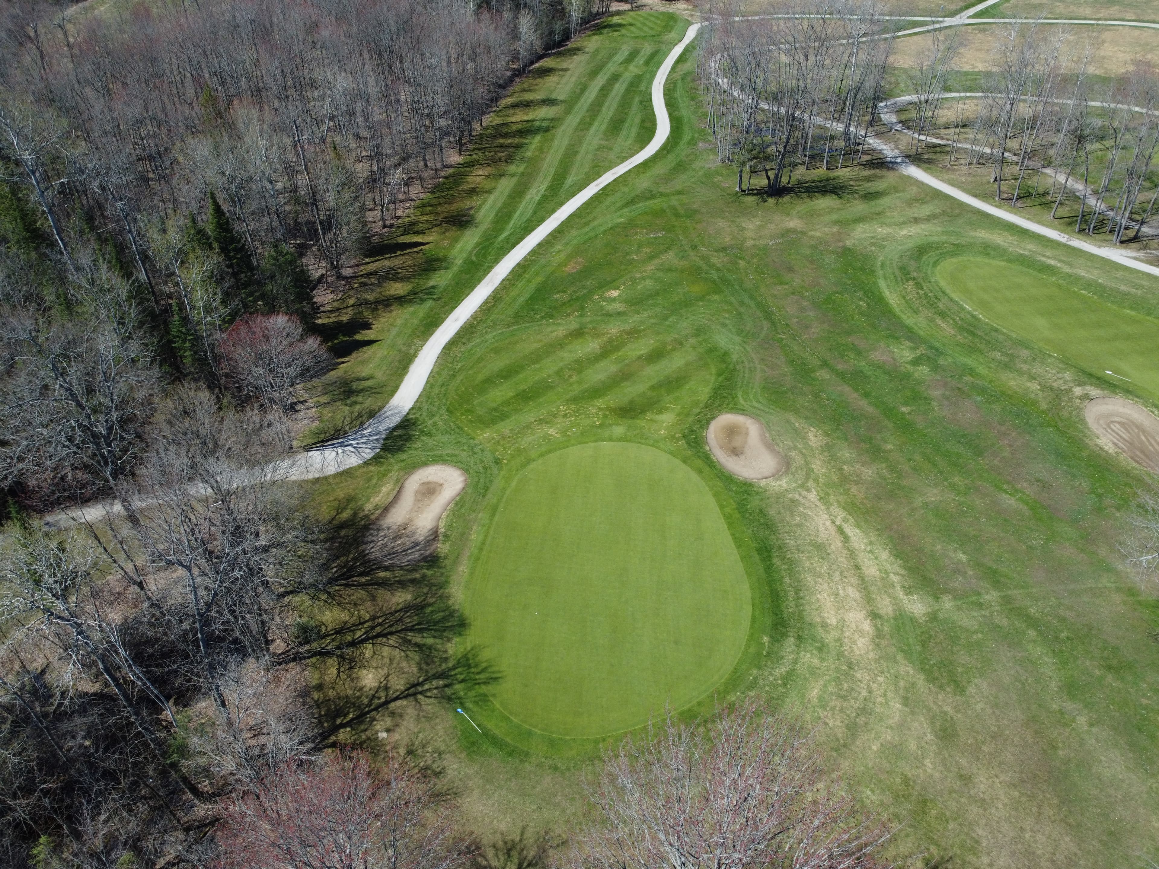 Drone image of Lake St. George
