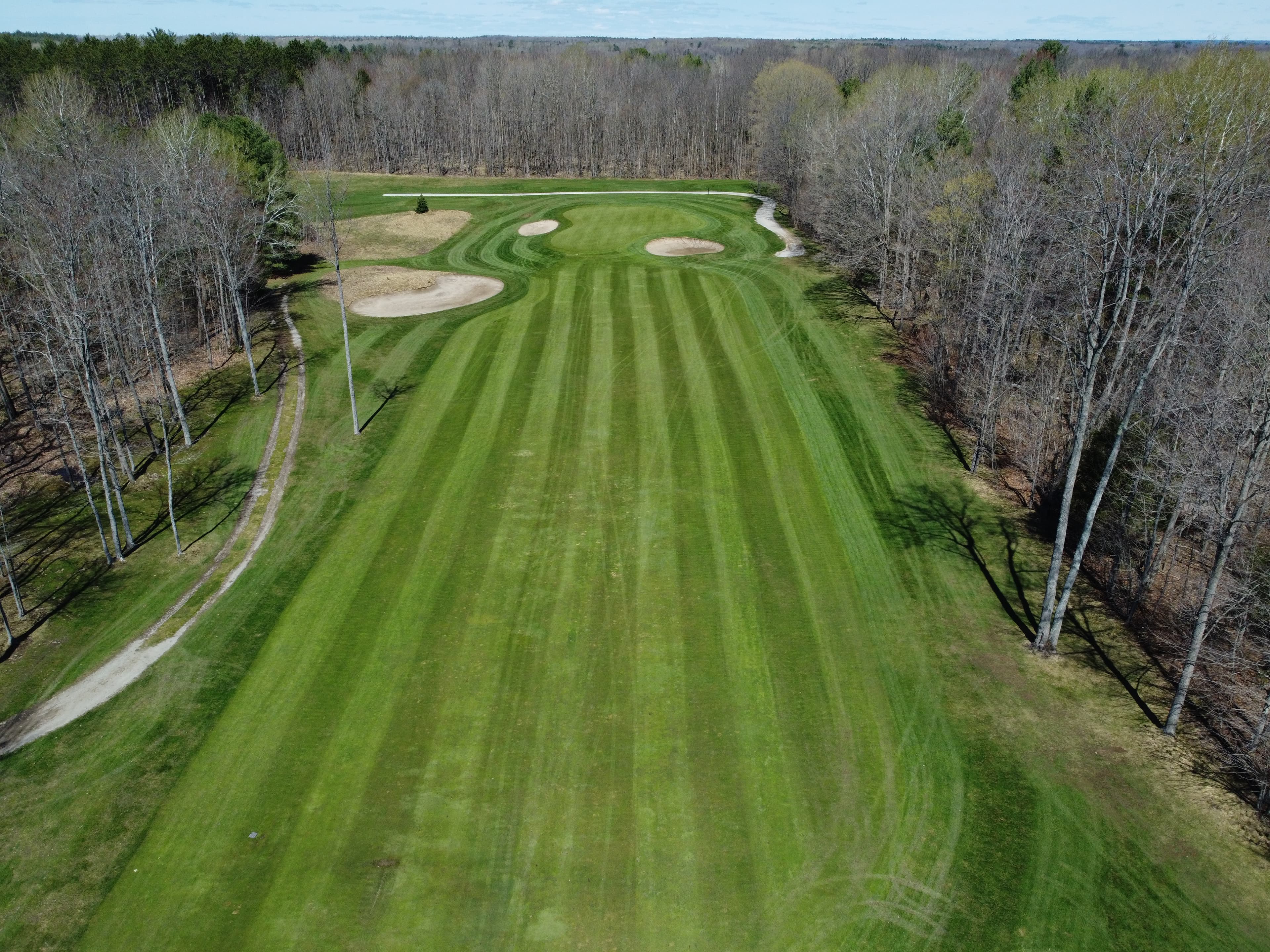 Drone image of Lake St. George