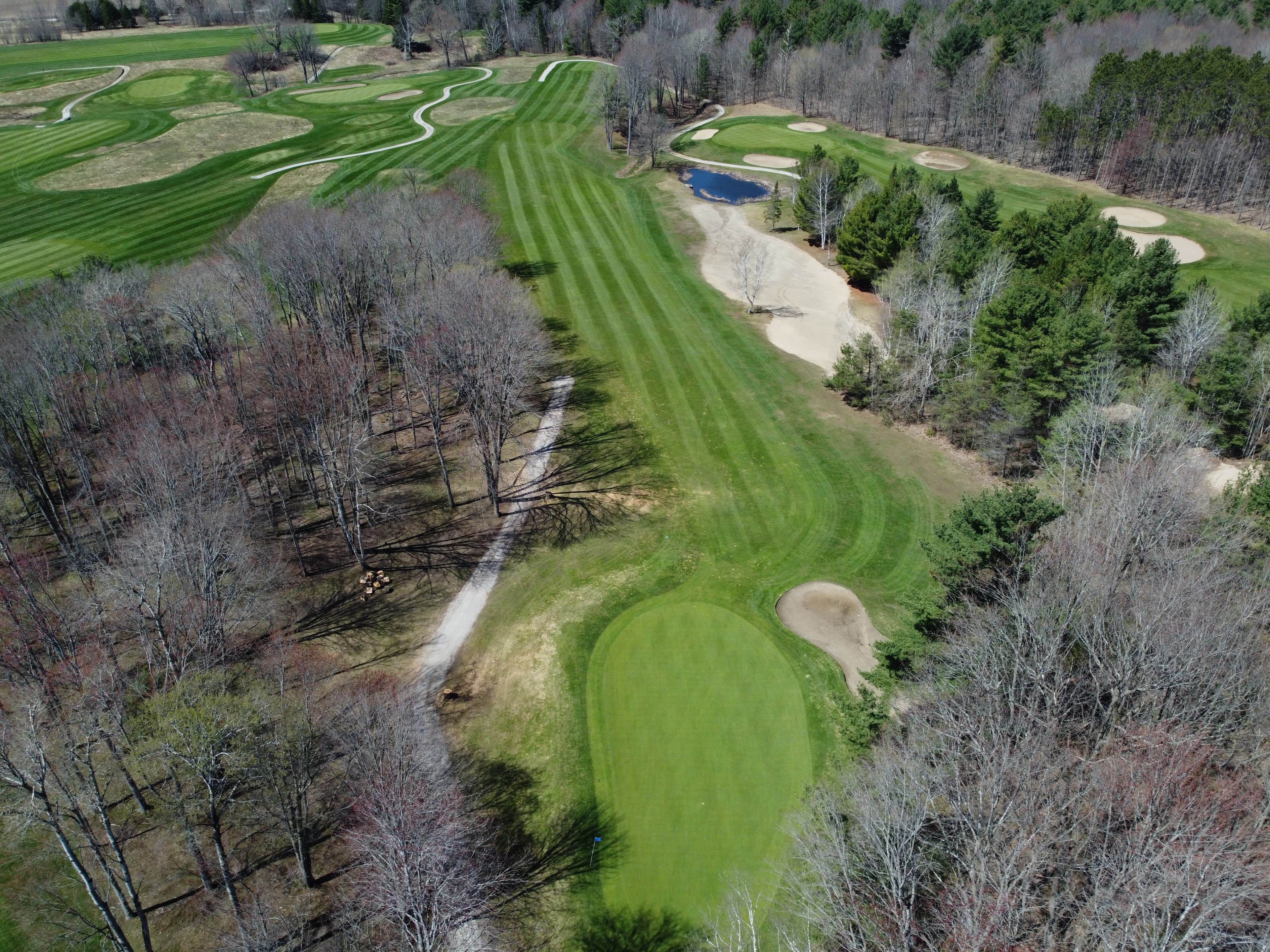 Drone image of Lake St. George