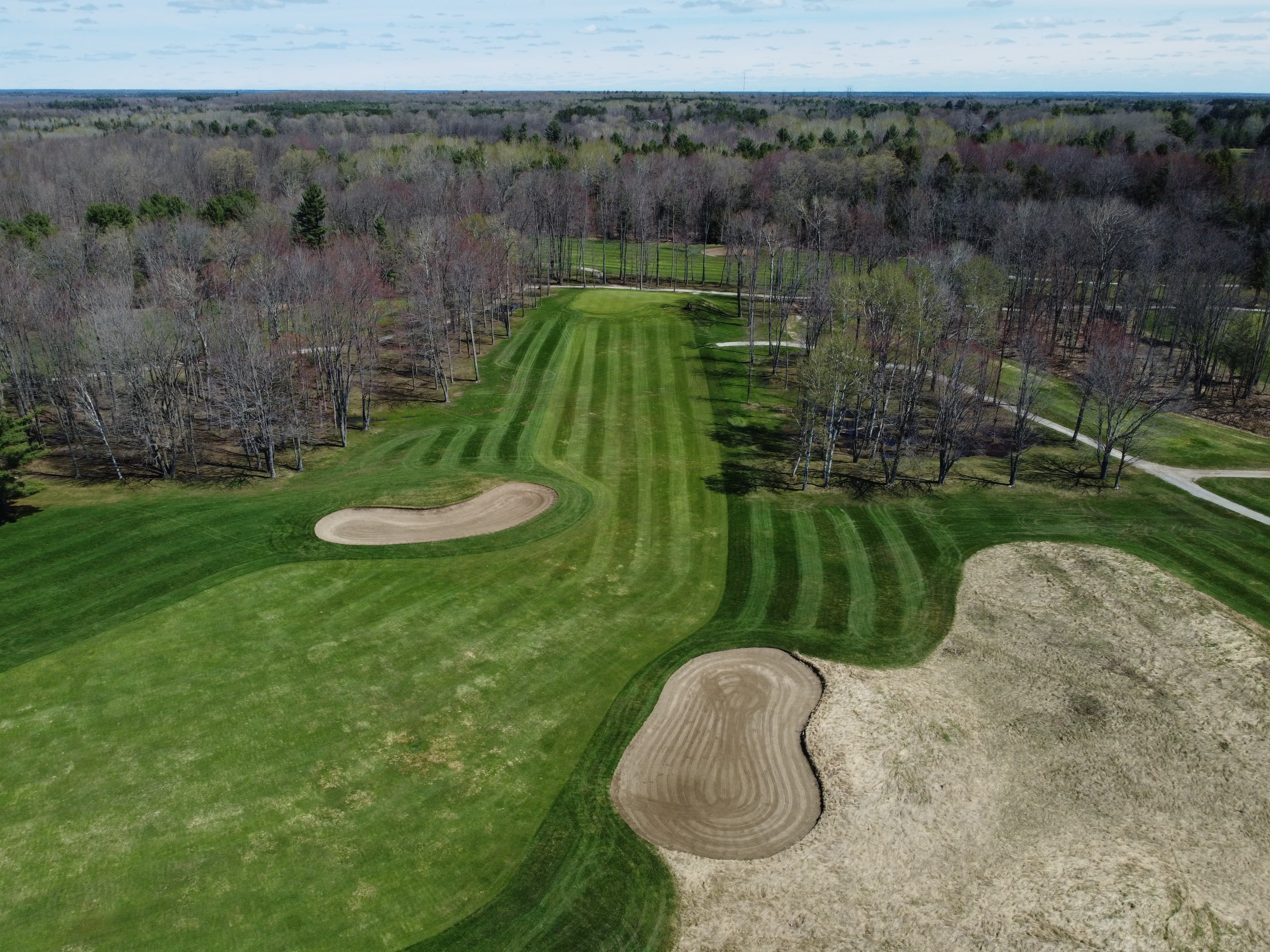Drone image of Lake St. George