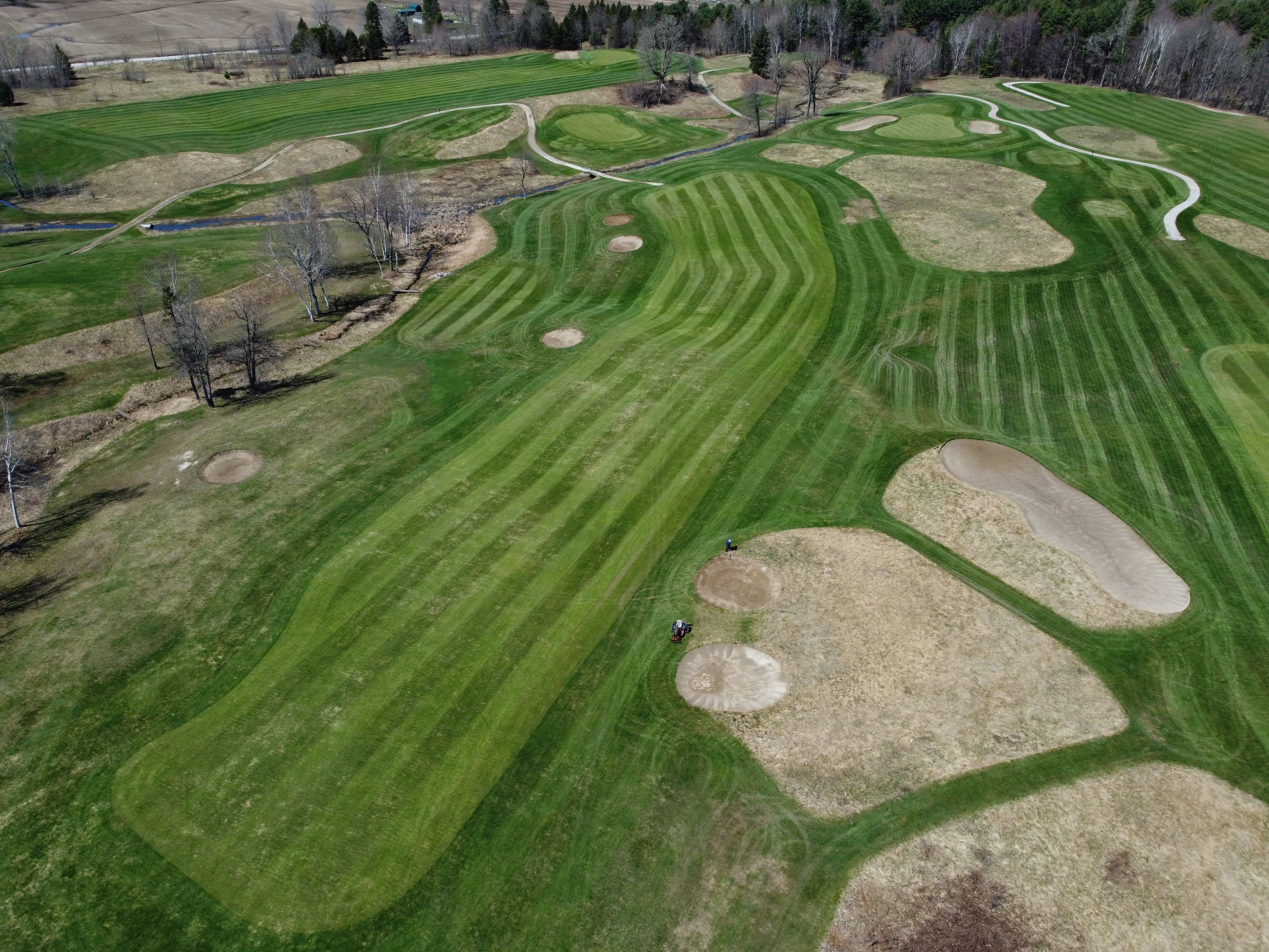 Drone image of Lake St. George