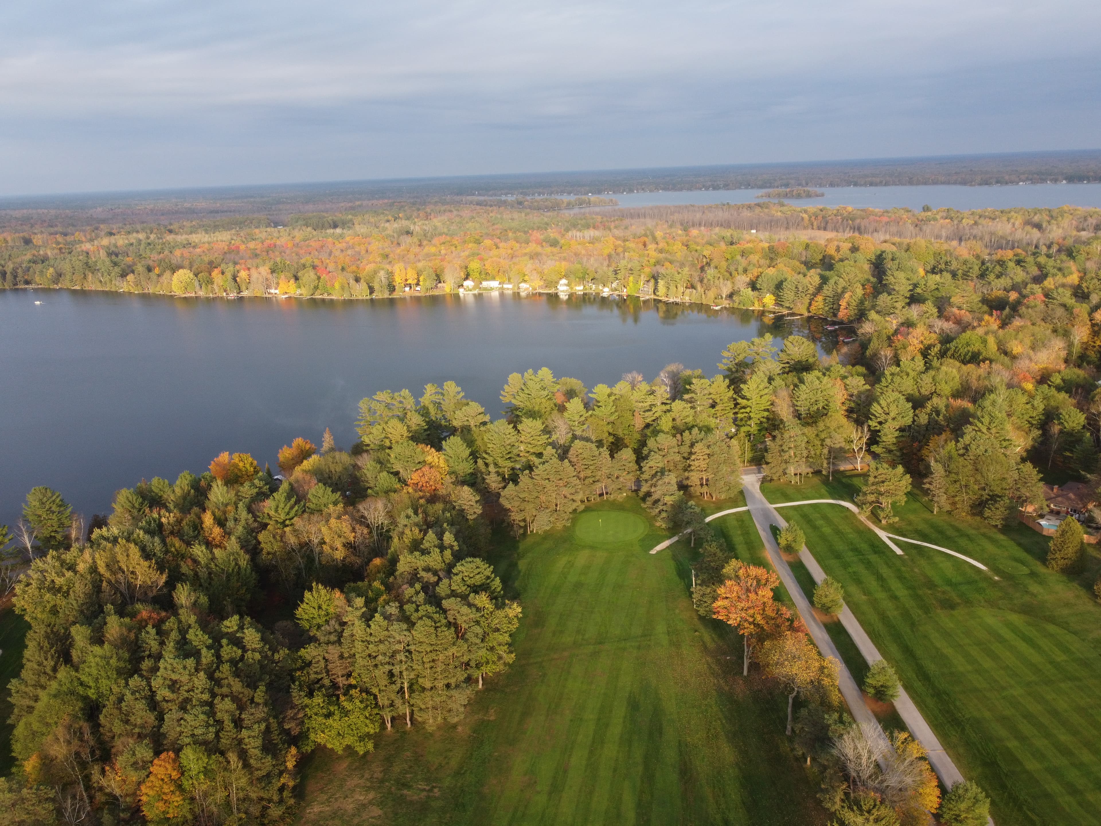 Drone image of Lake St. George