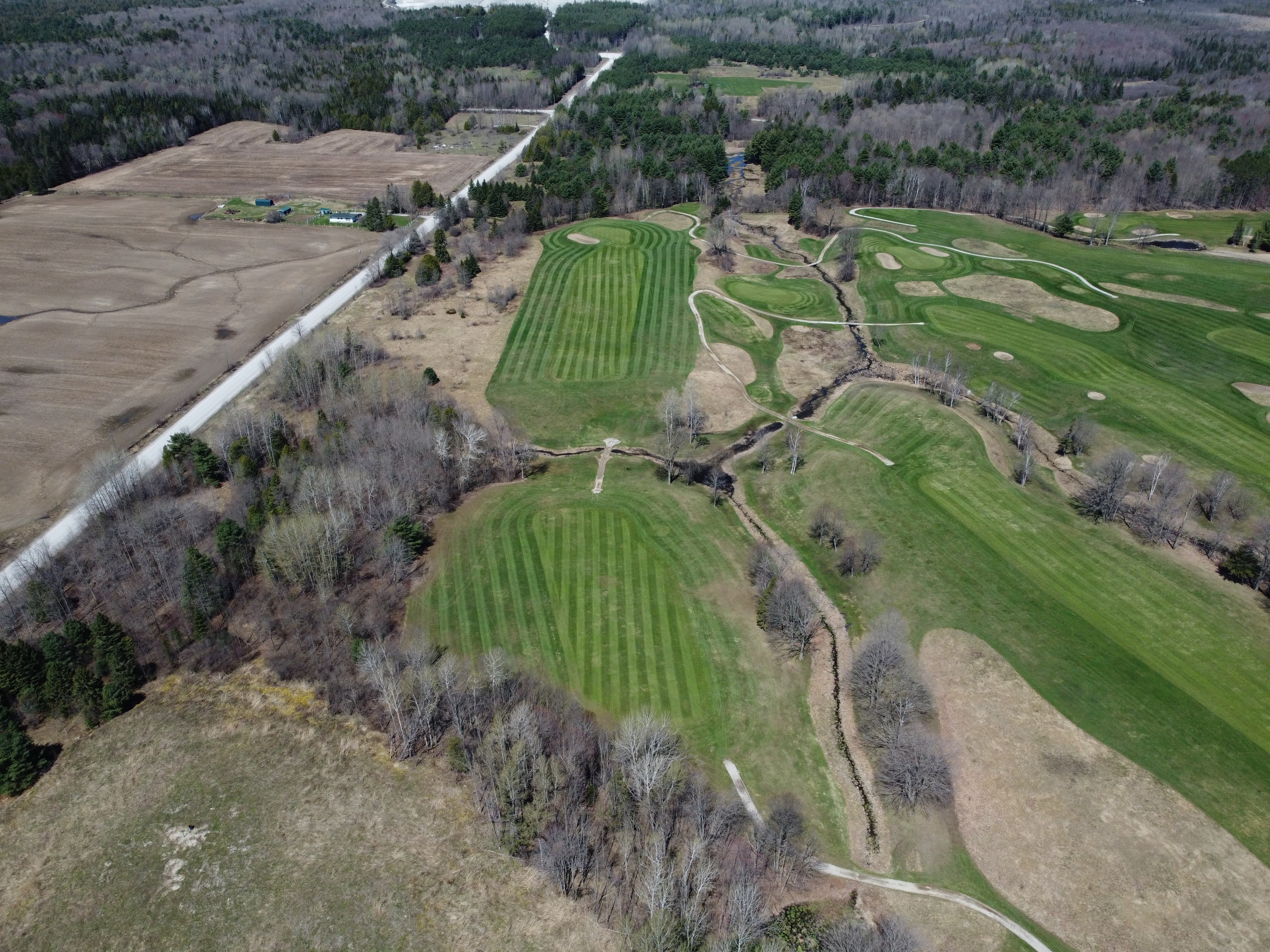 Drone image of Lake St. George