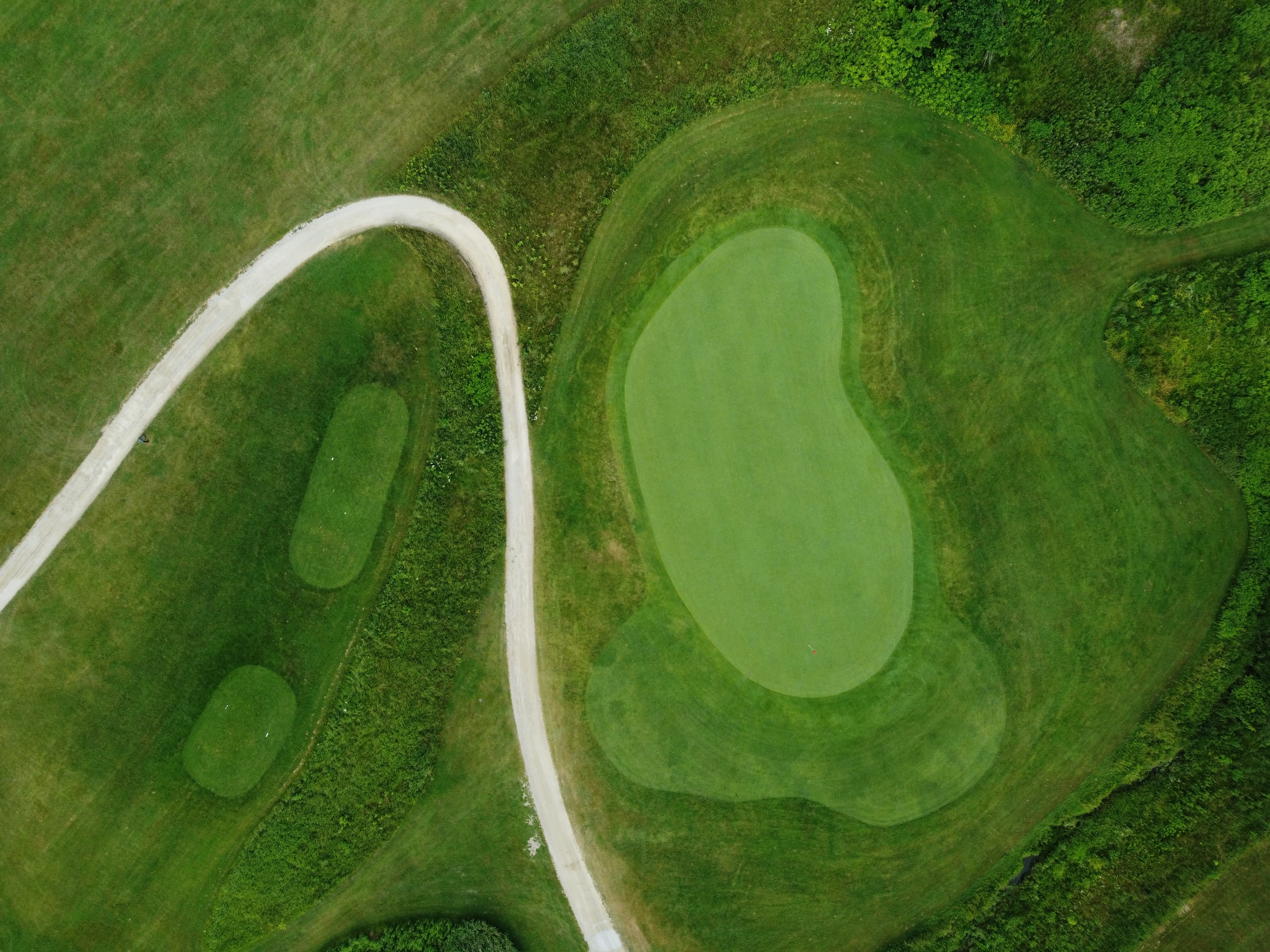 Drone image of Lake St. George