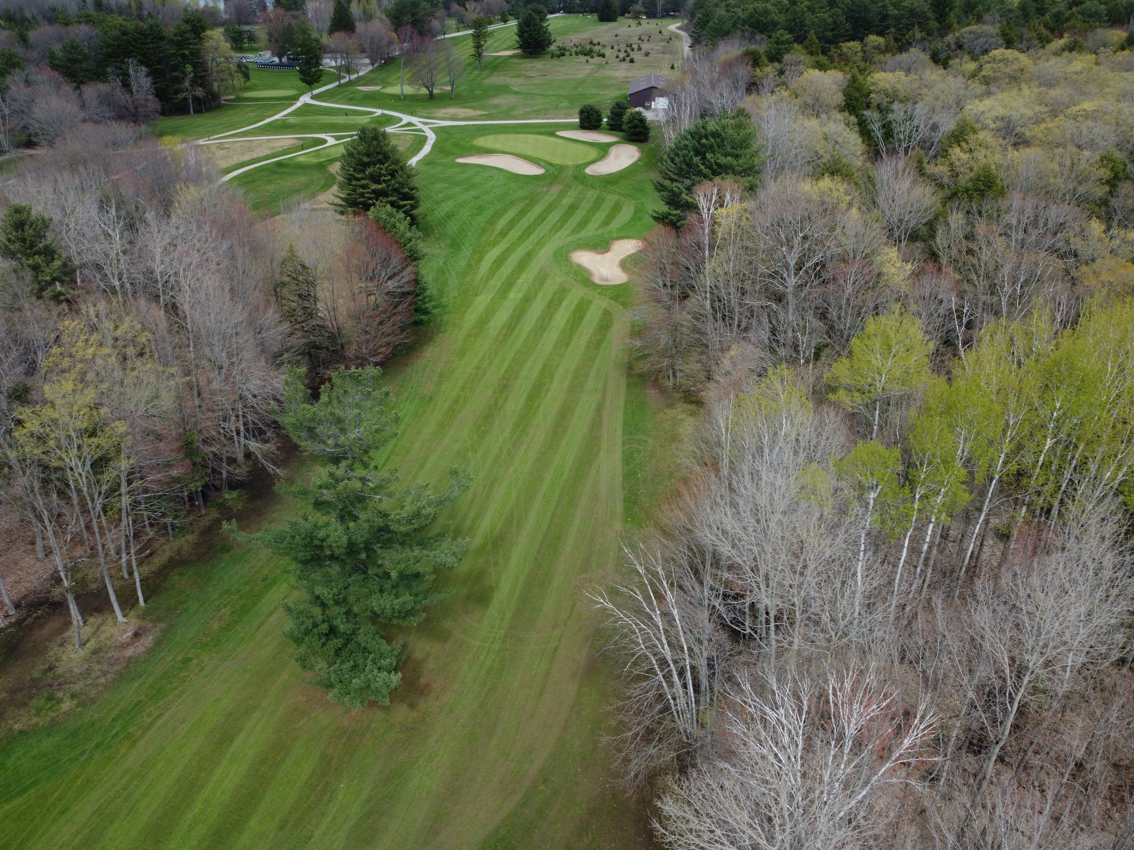 Drone image of Lake St. George
