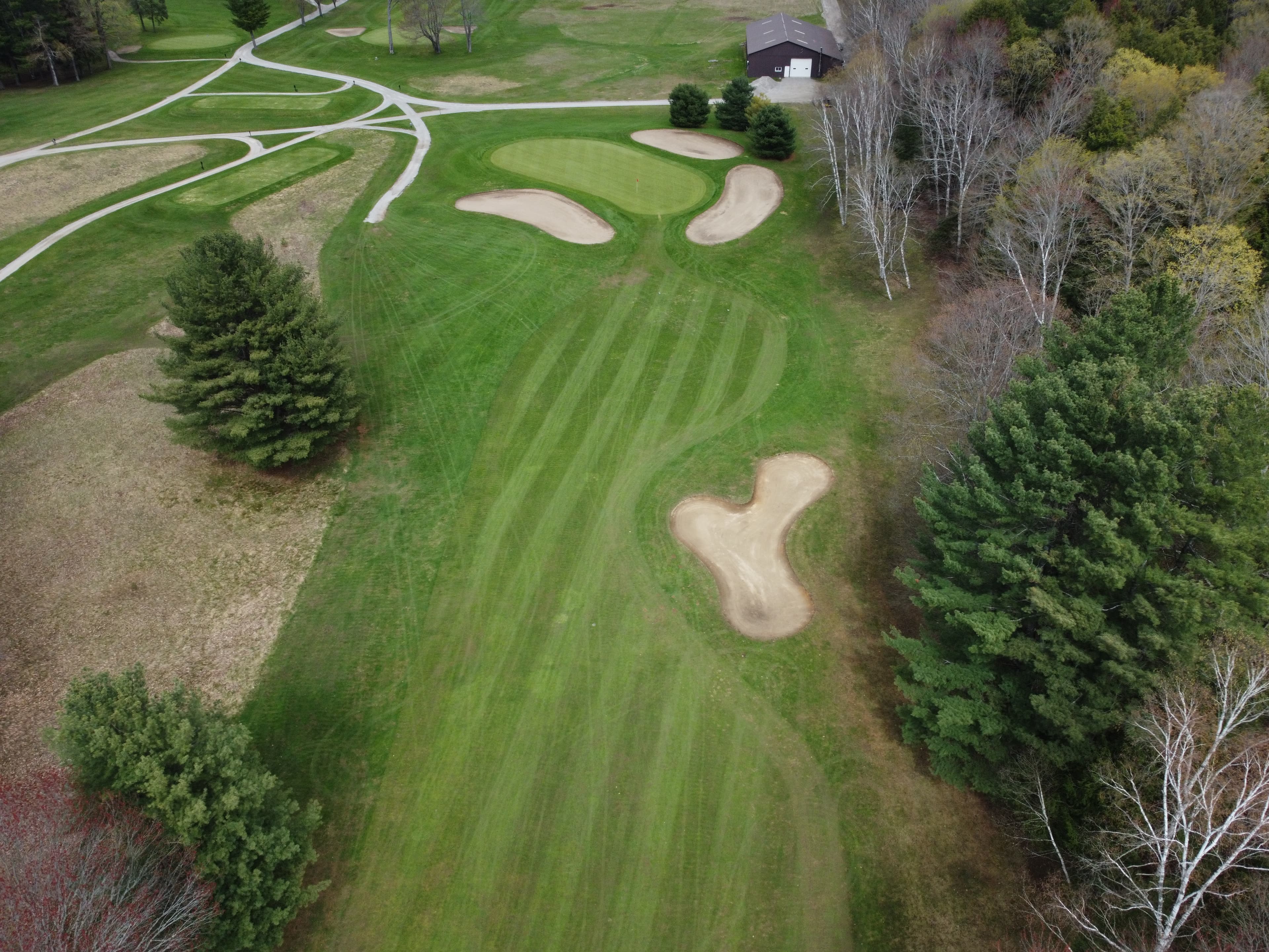 Drone image of Lake St. George
