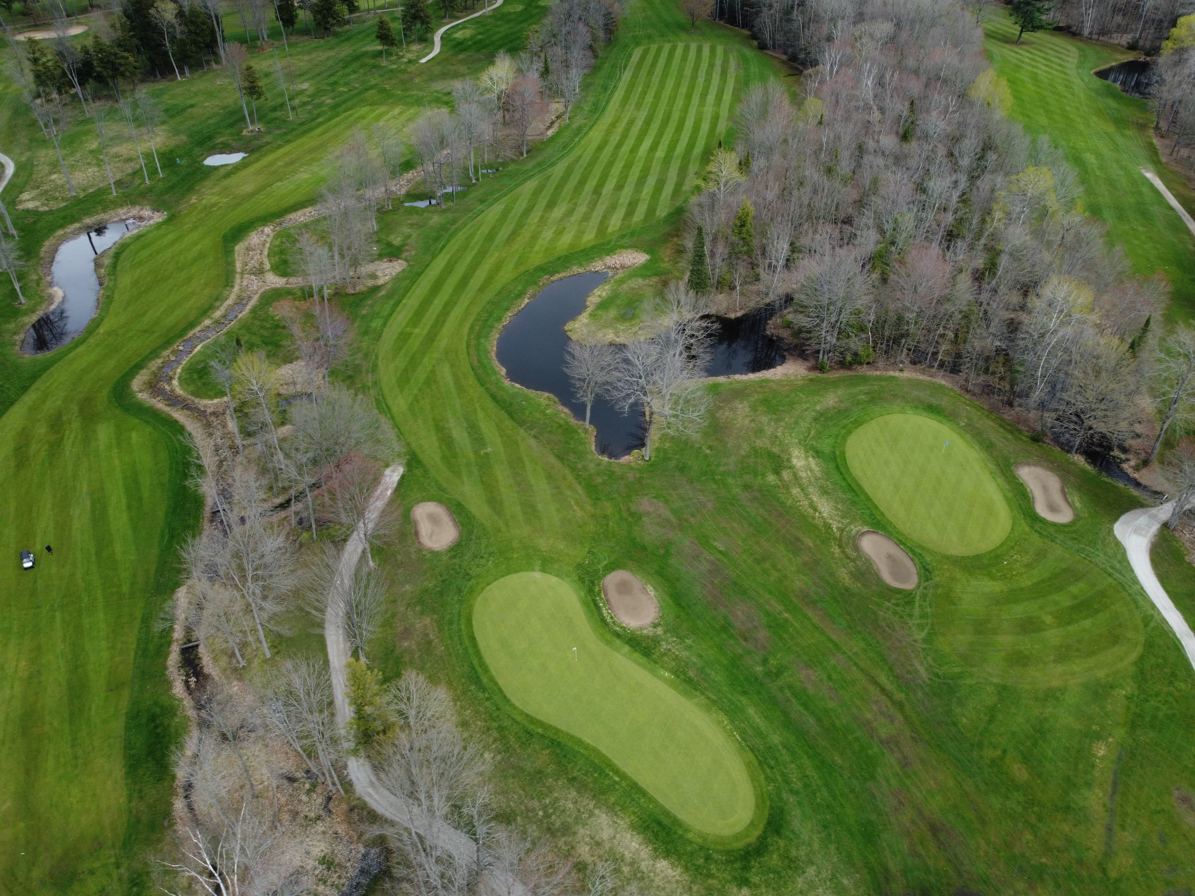 Drone image of Lake St. George