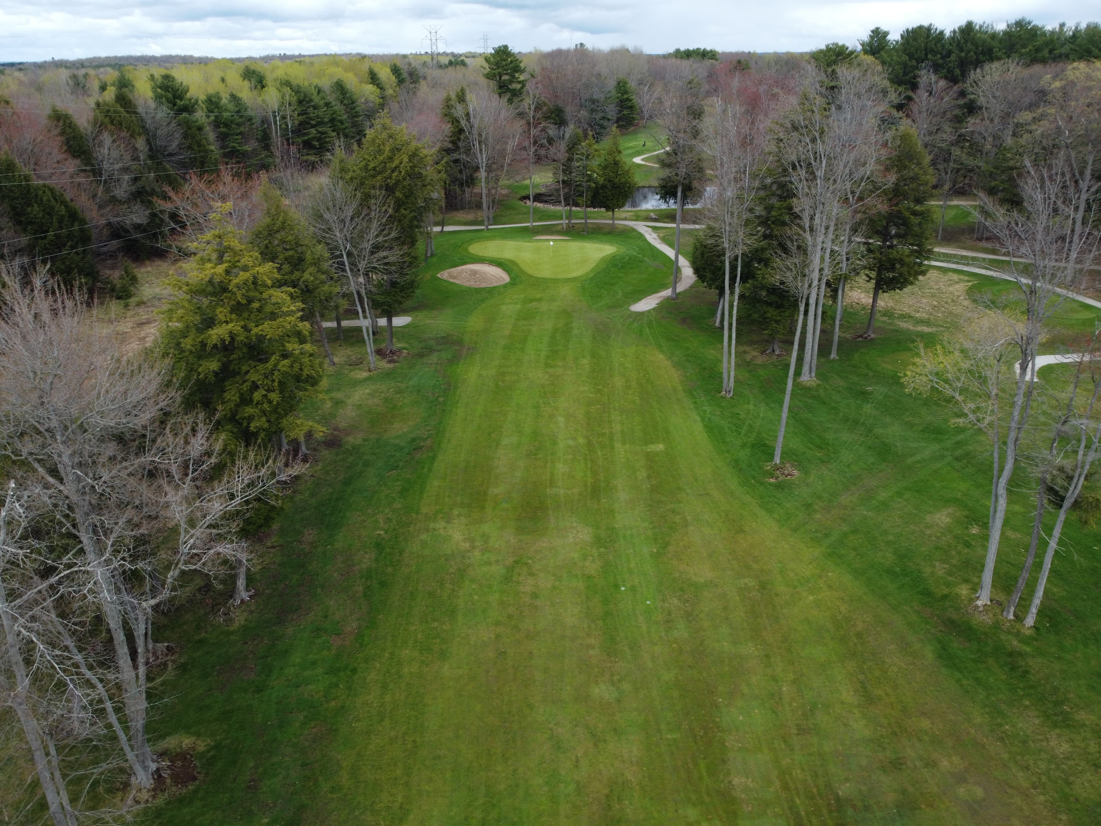 Drone image of Lake St. George
