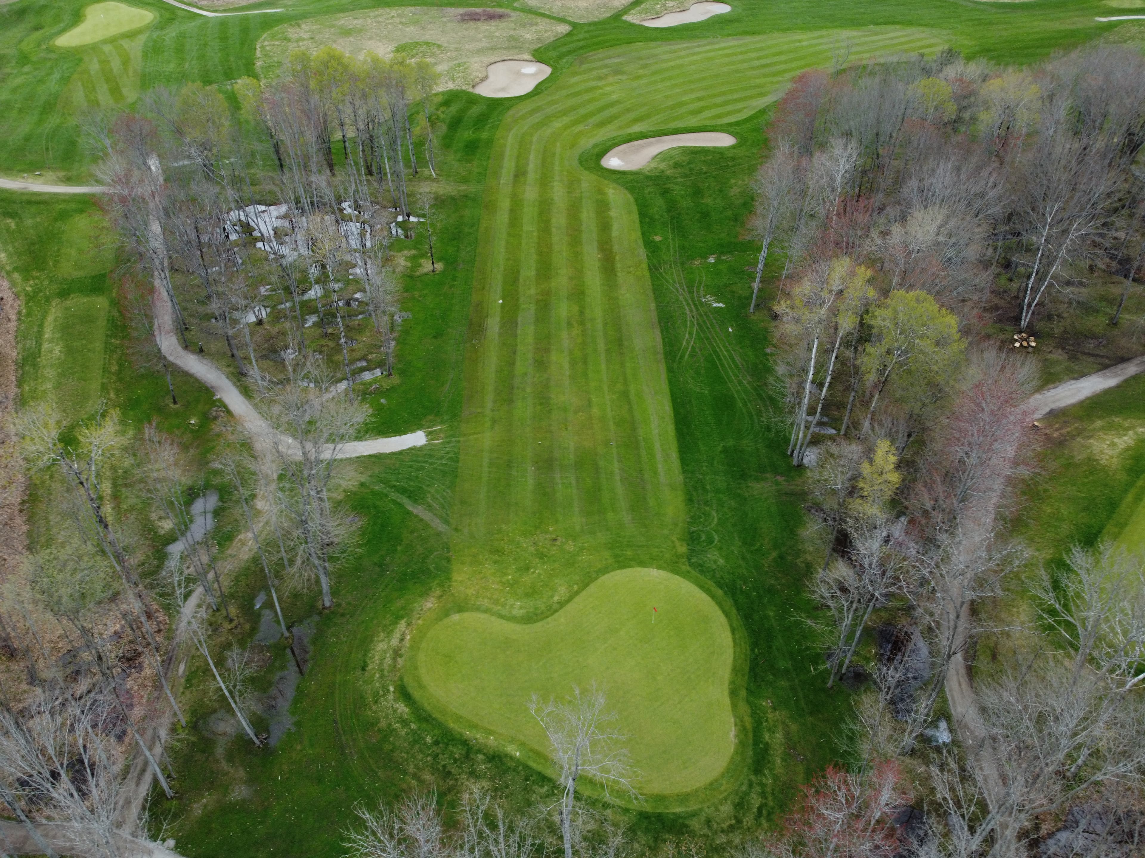 Drone image of Lake St. George