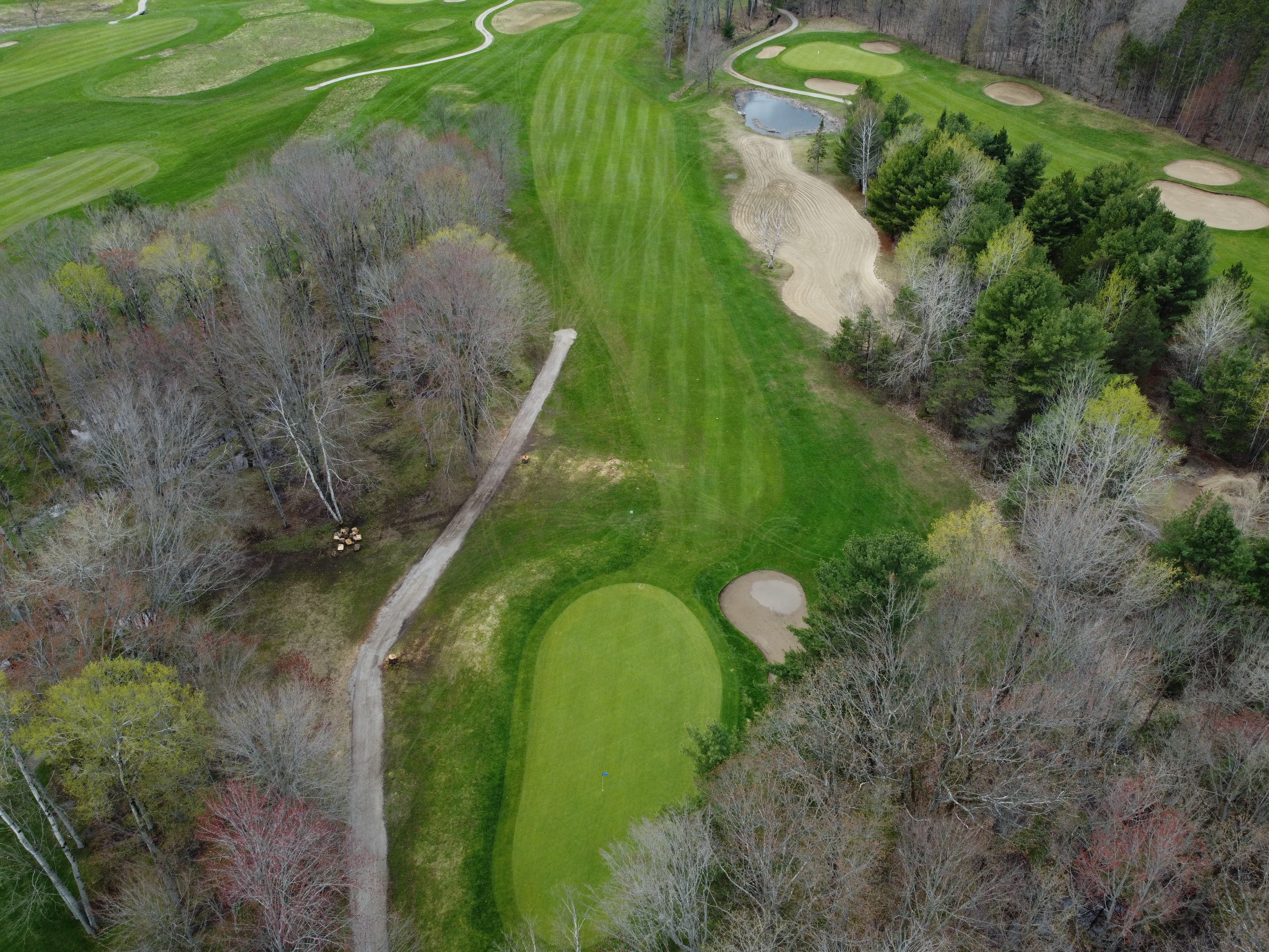 Drone image of Lake St. George