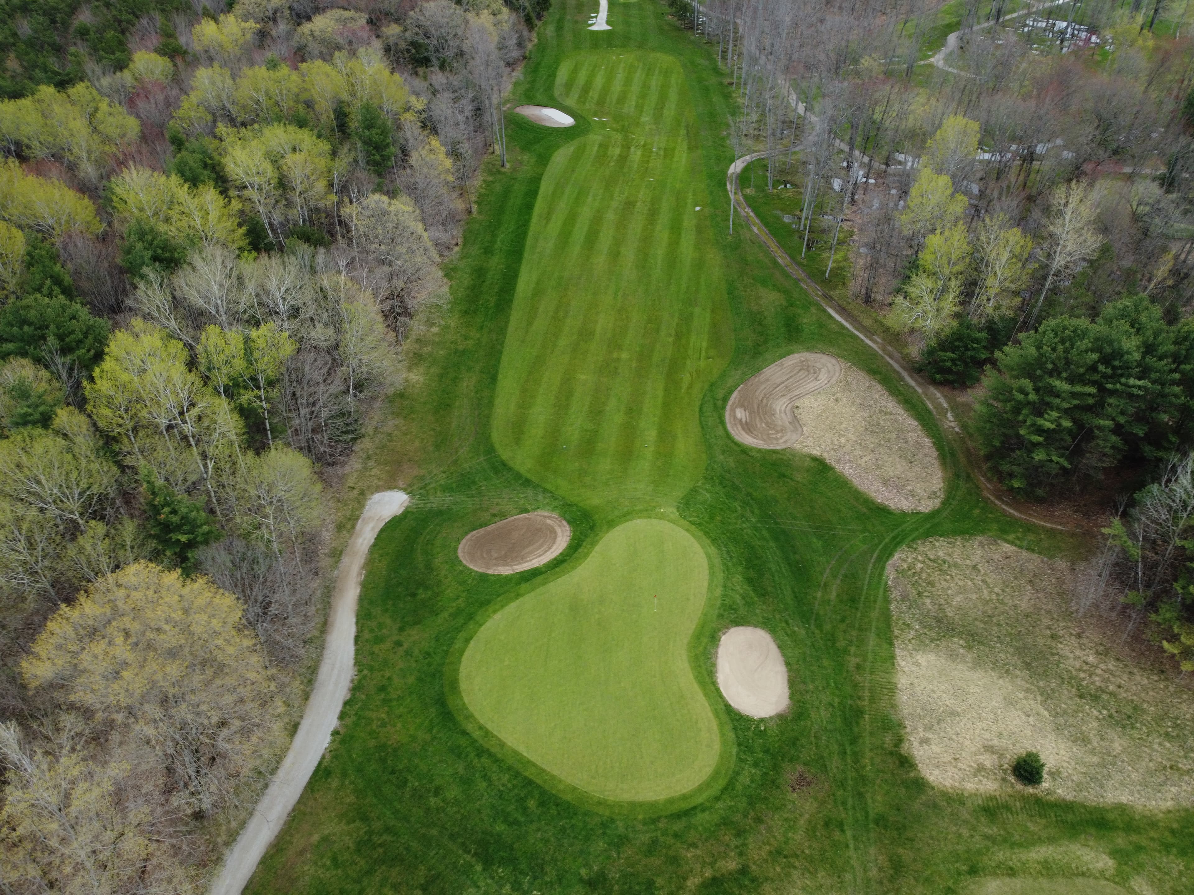 Drone image of Lake St. George