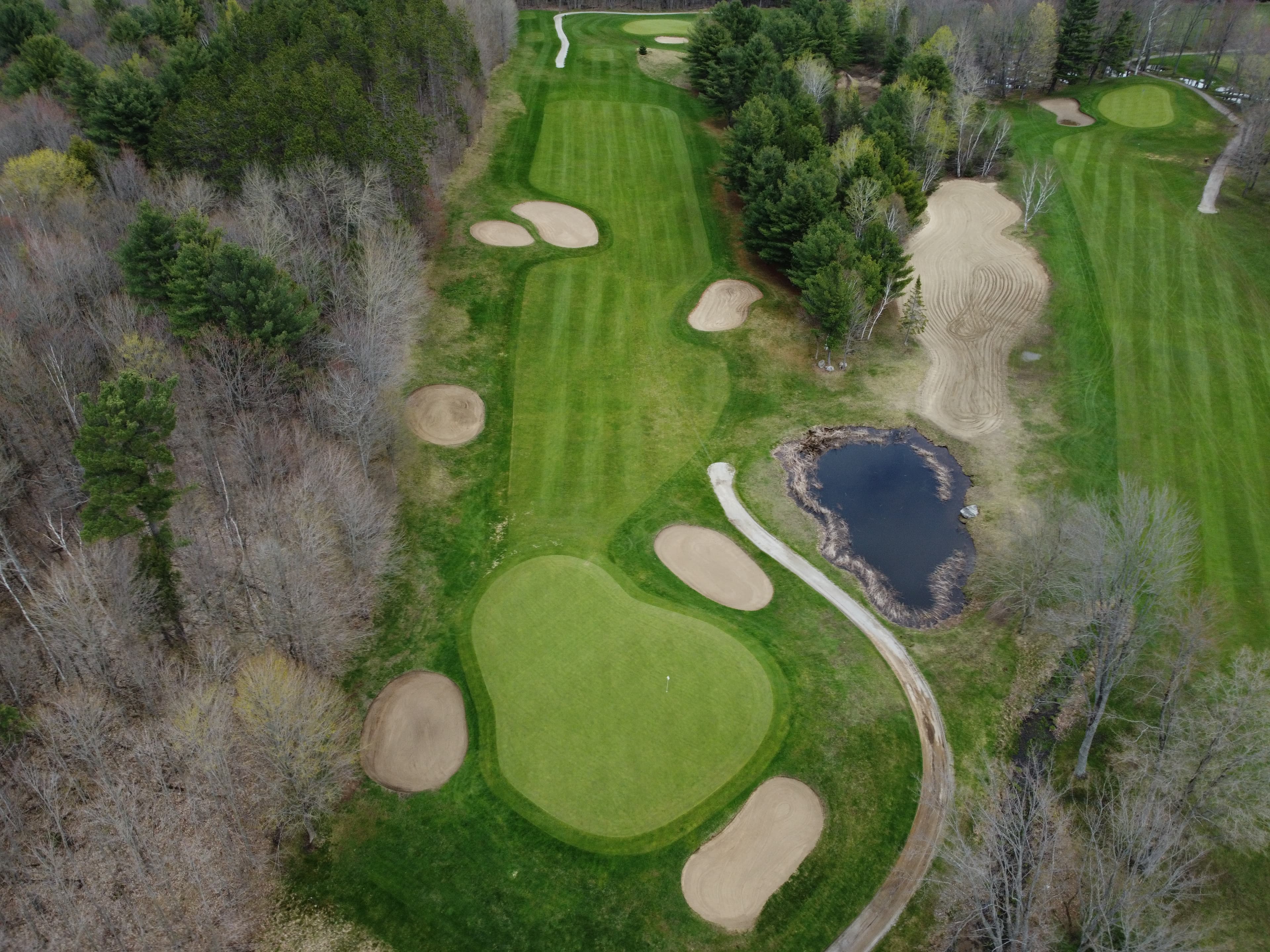 Drone image of Lake St. George