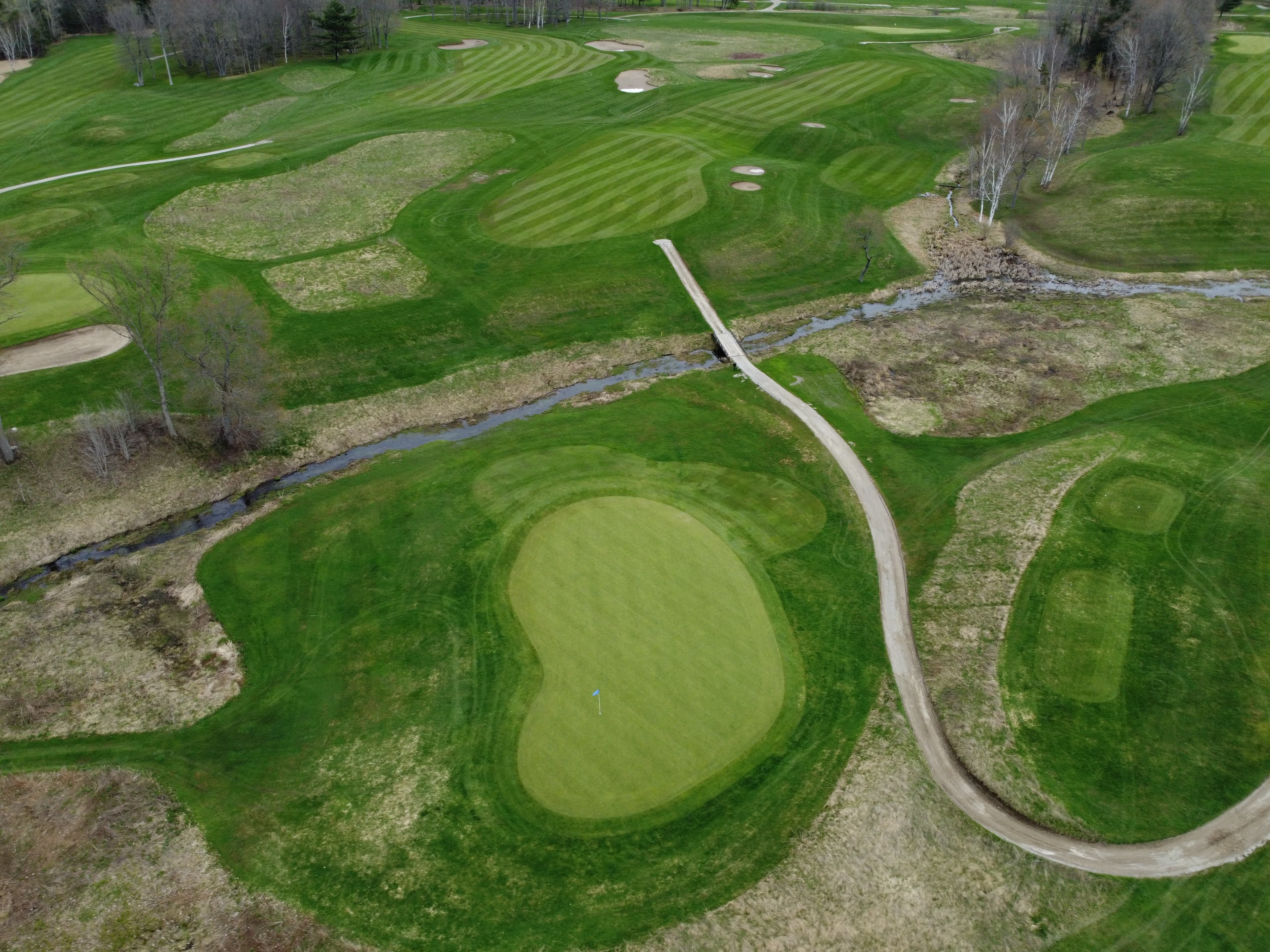 Drone image of Lake St. George