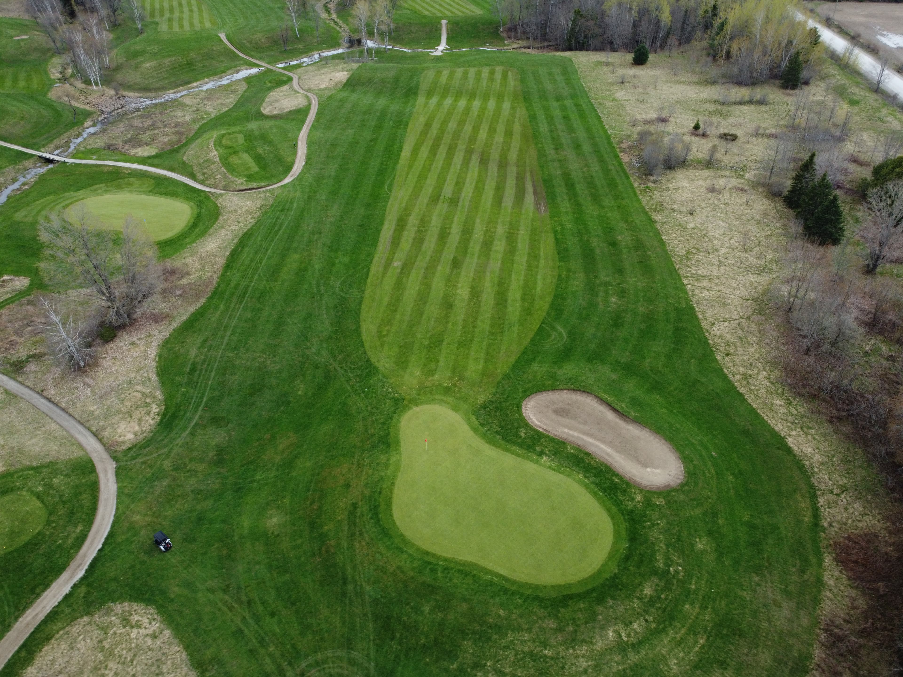 Drone image of Lake St. George