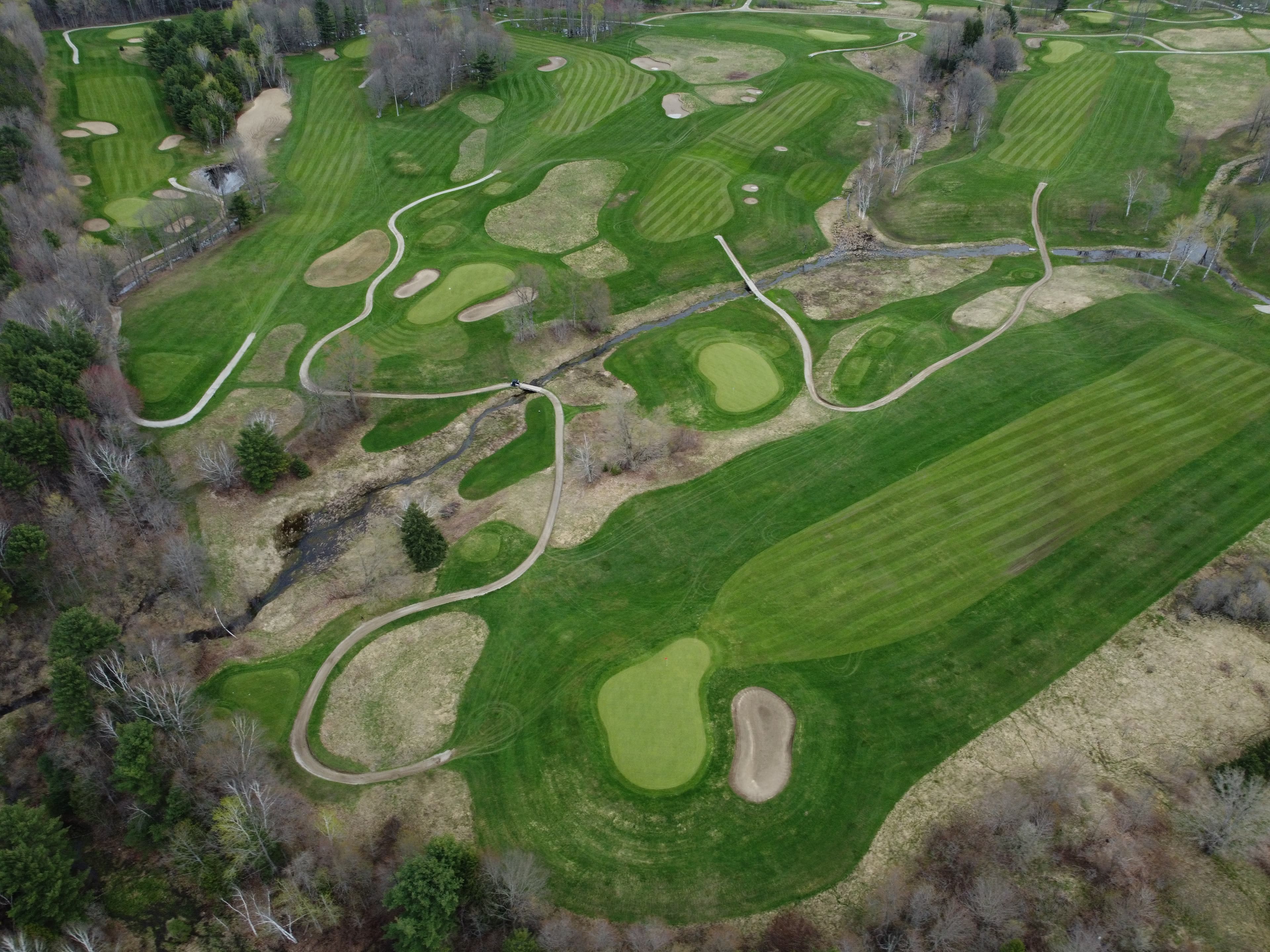 Drone image of Lake St. George