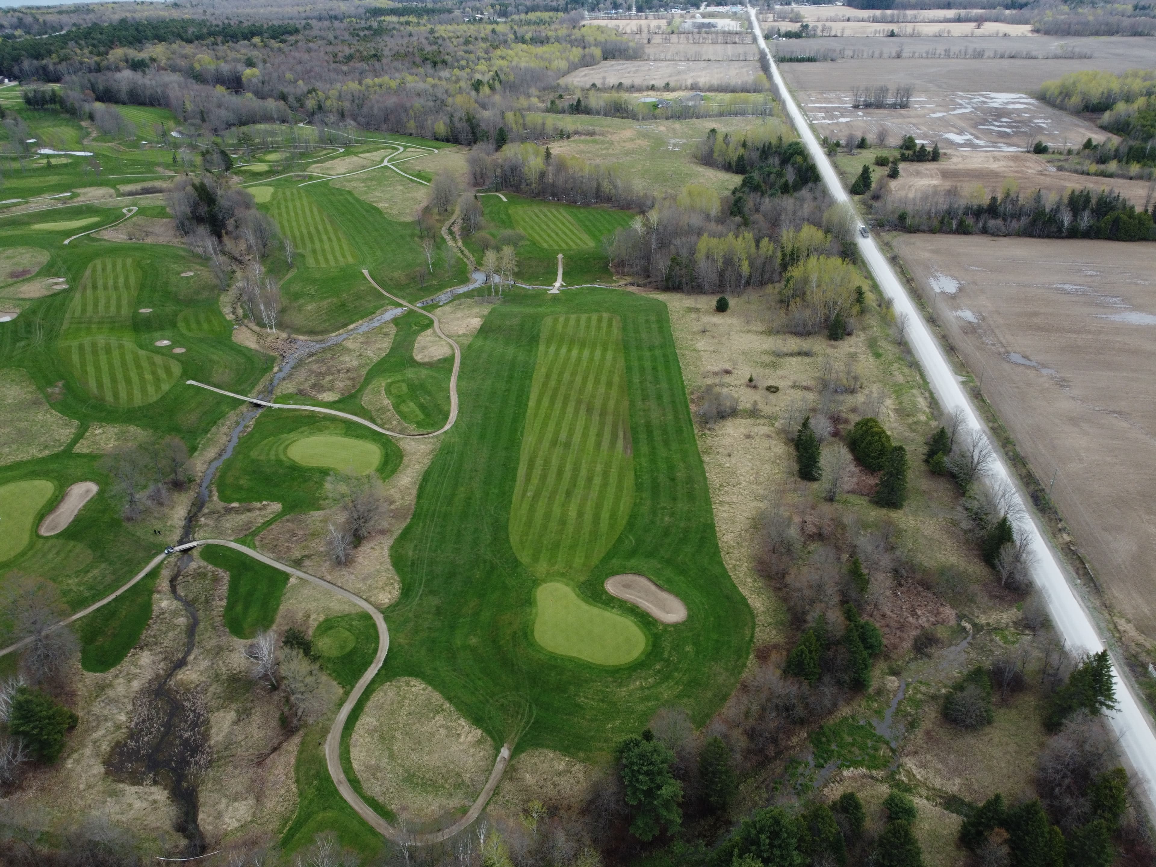 Drone image of Lake St. George